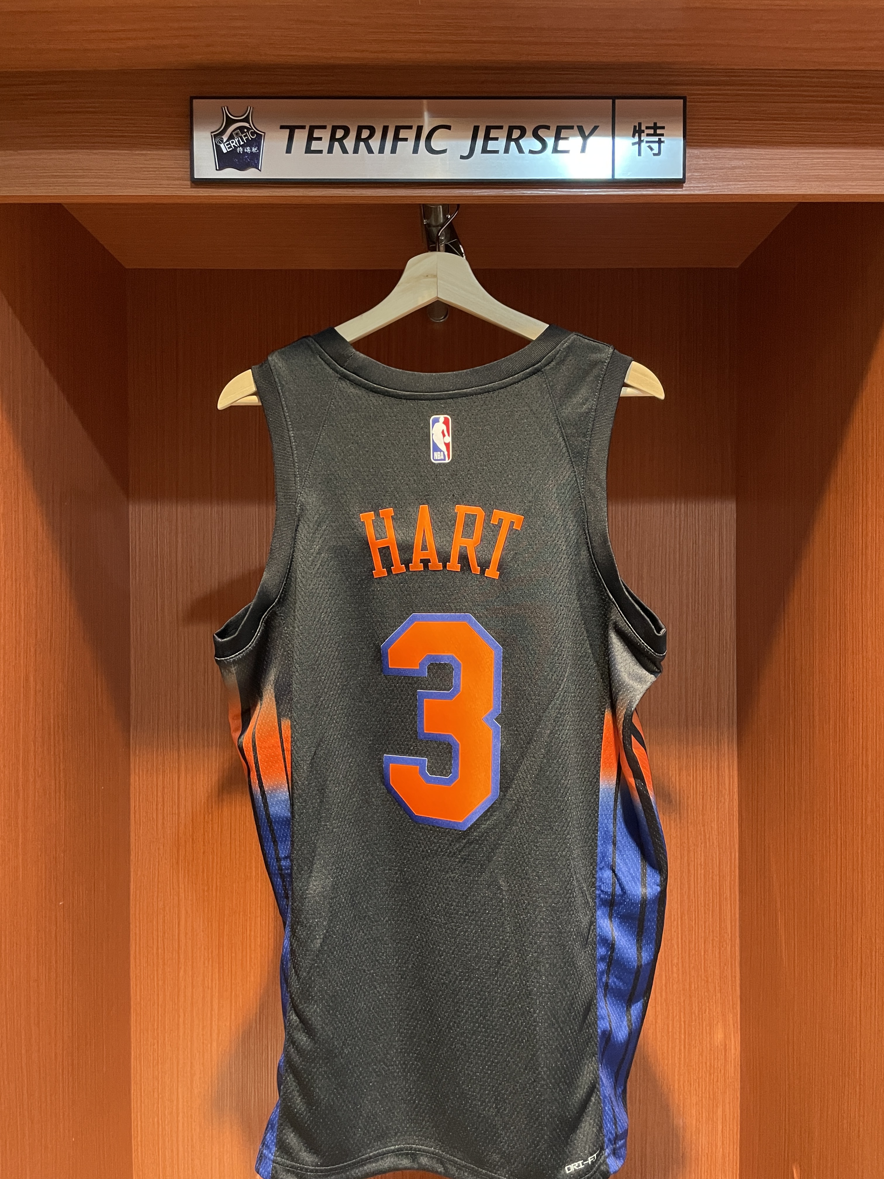 NBA球衣 Josh Hart 紐約尼克黑 Statement Jordan Swingman 球迷版 熱轉印 全新