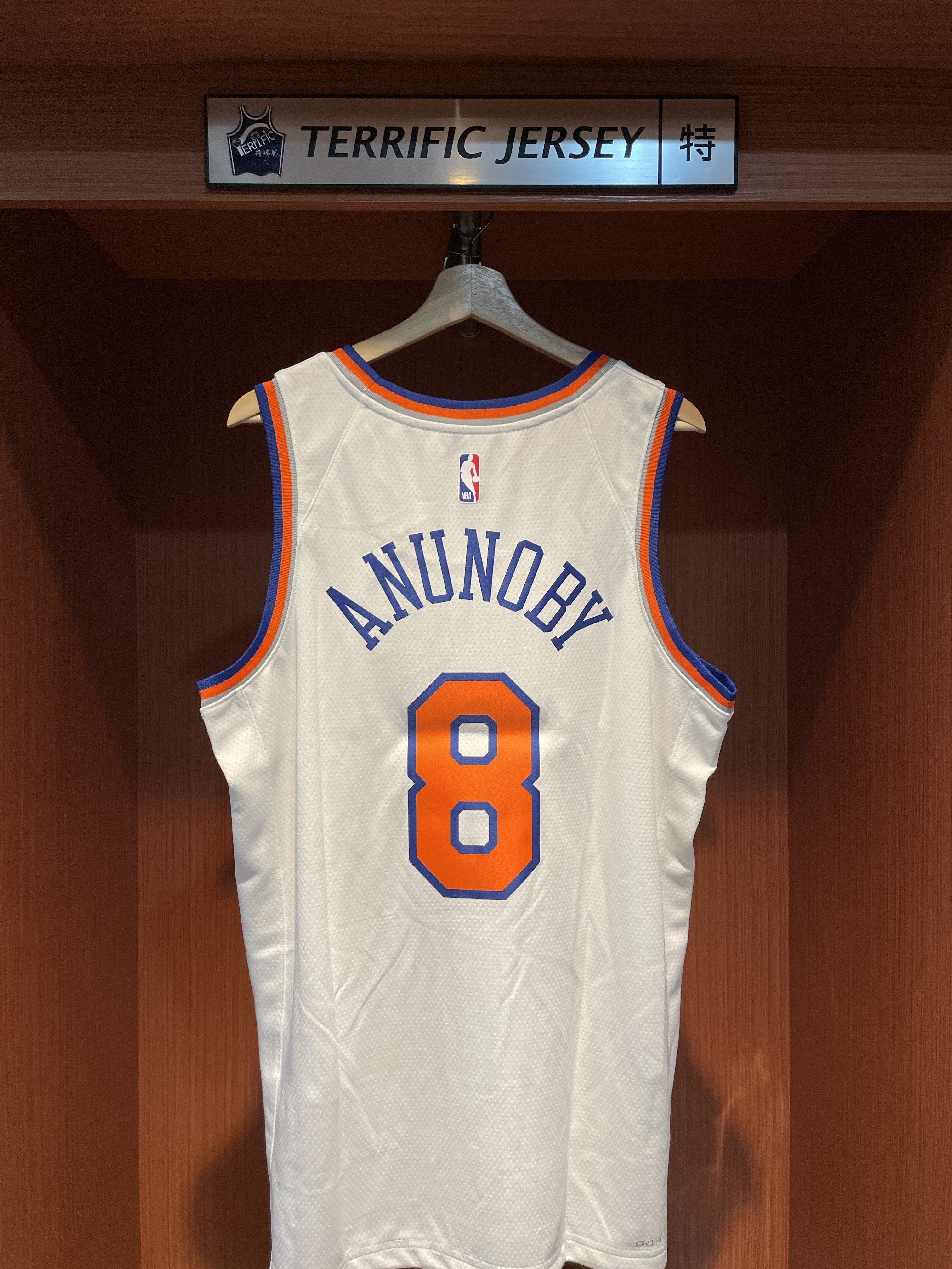 NBA球衣 OG Anunoby 紐約尼克白 Association Nike Swingman 球迷版 熱轉印 全新