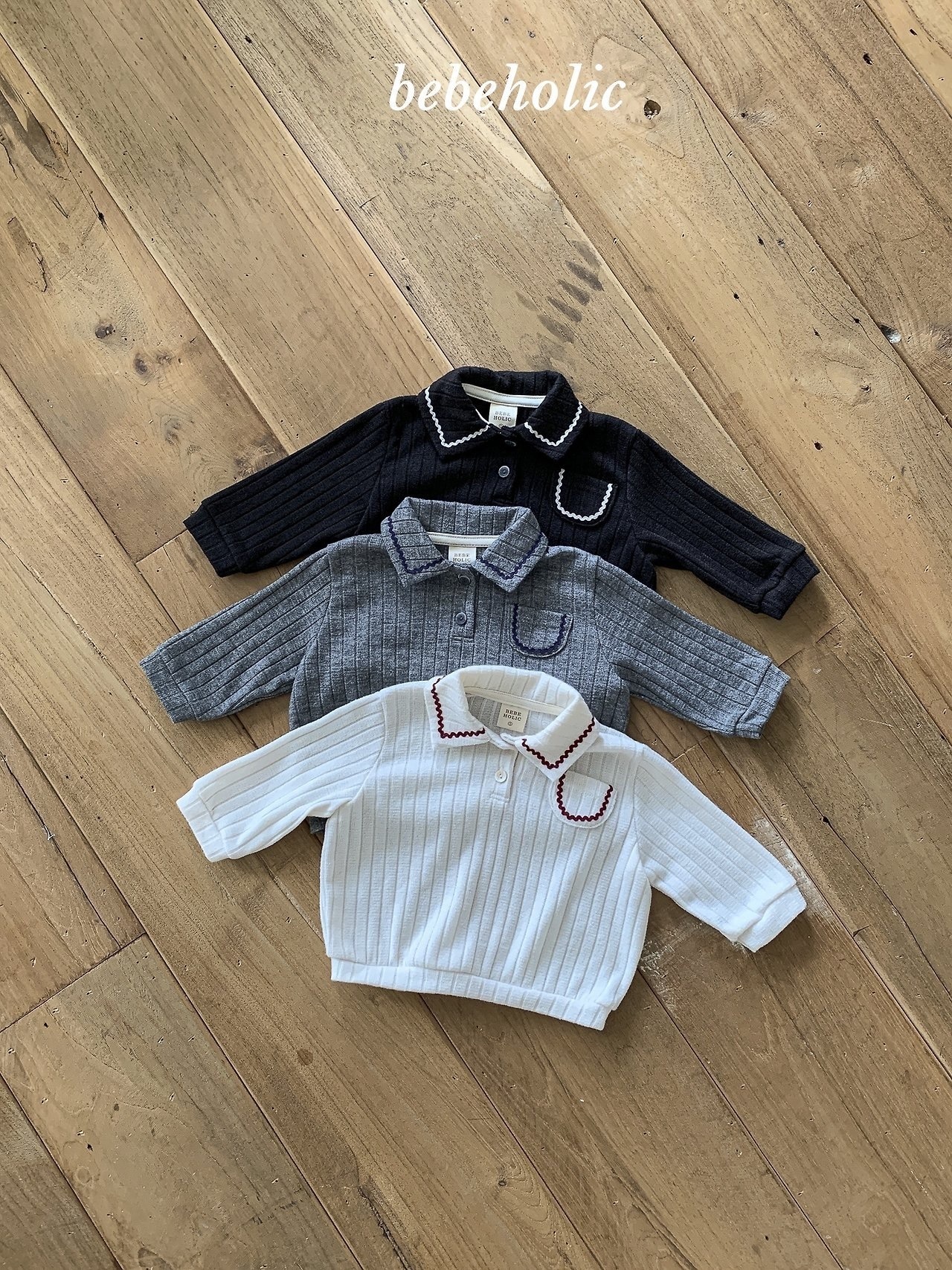 BEBE HOLIC Teeny Collar Tee