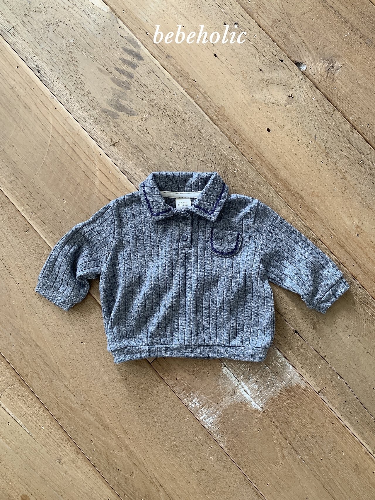 BEBE HOLIC Teeny Collar Tee