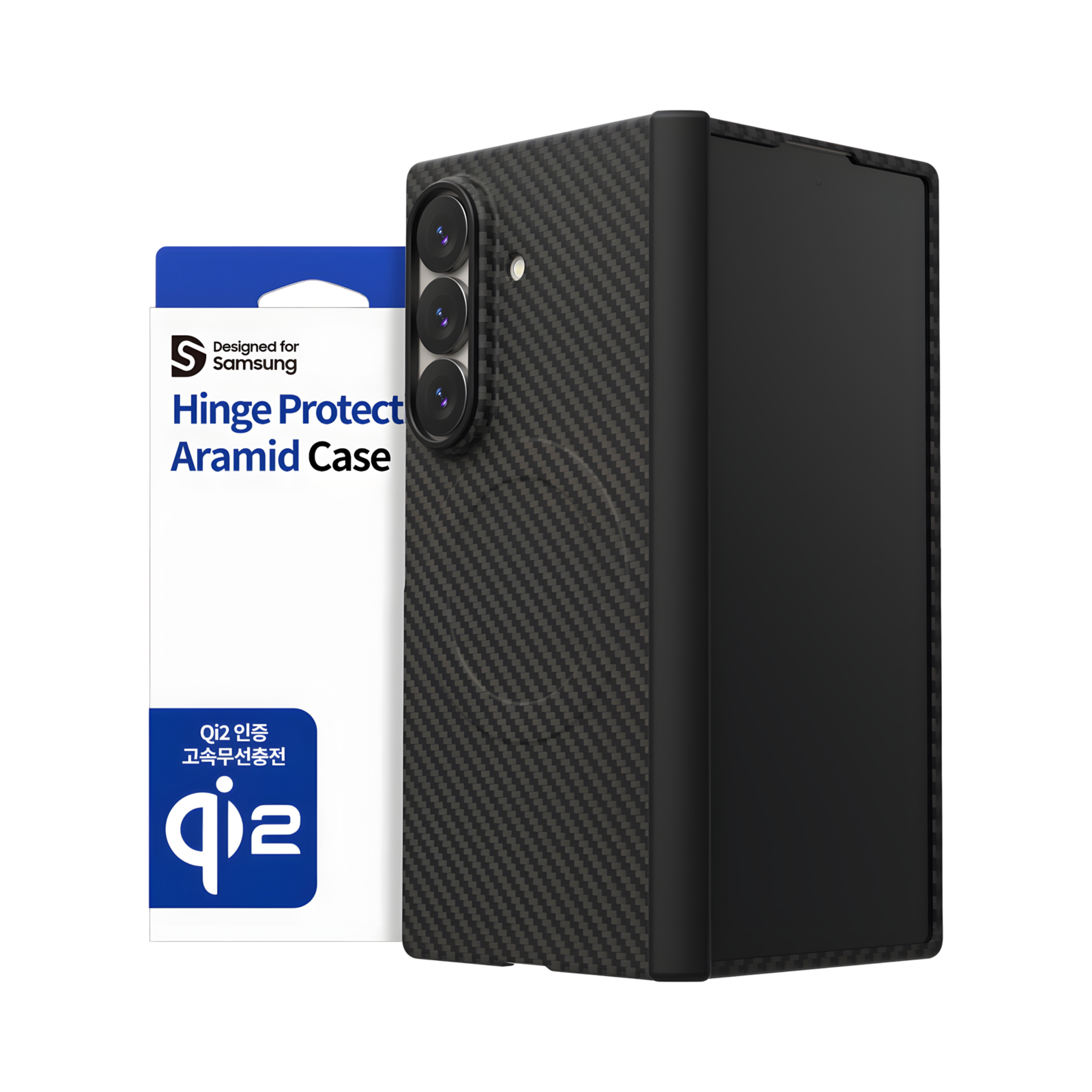 Araree Galaxy Z Fold 8 Ultra Aramee 360 M 芳綸碳纖維轉軸防護磁吸保護殼