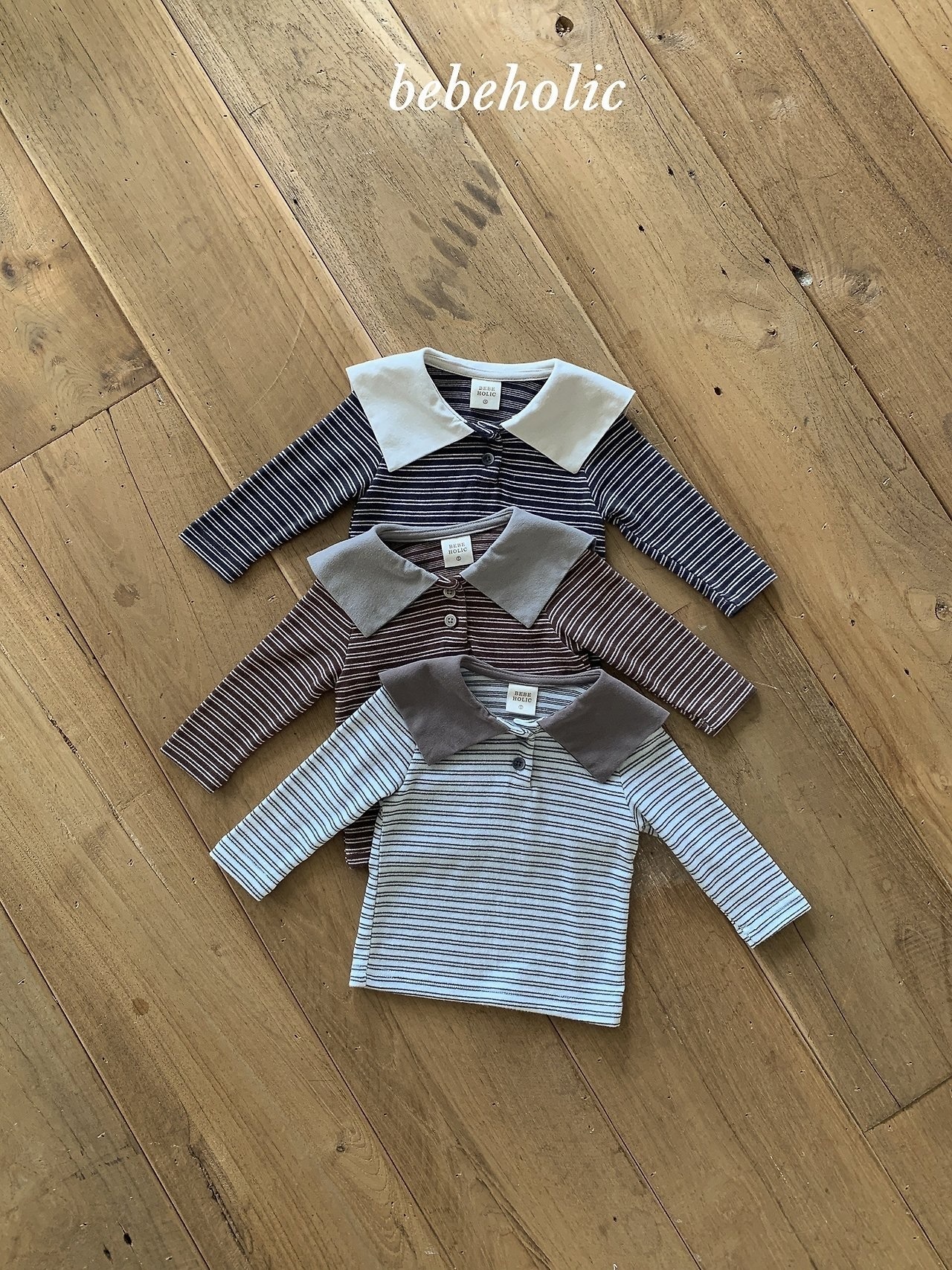 BEBE HOLIC Kenny Collar Tee