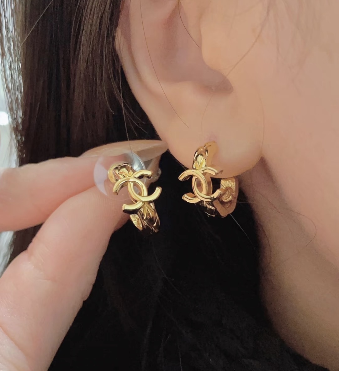 [超級大熱❤️‍🔥] CHANEL 26P CC Hoop Earrings ABH190