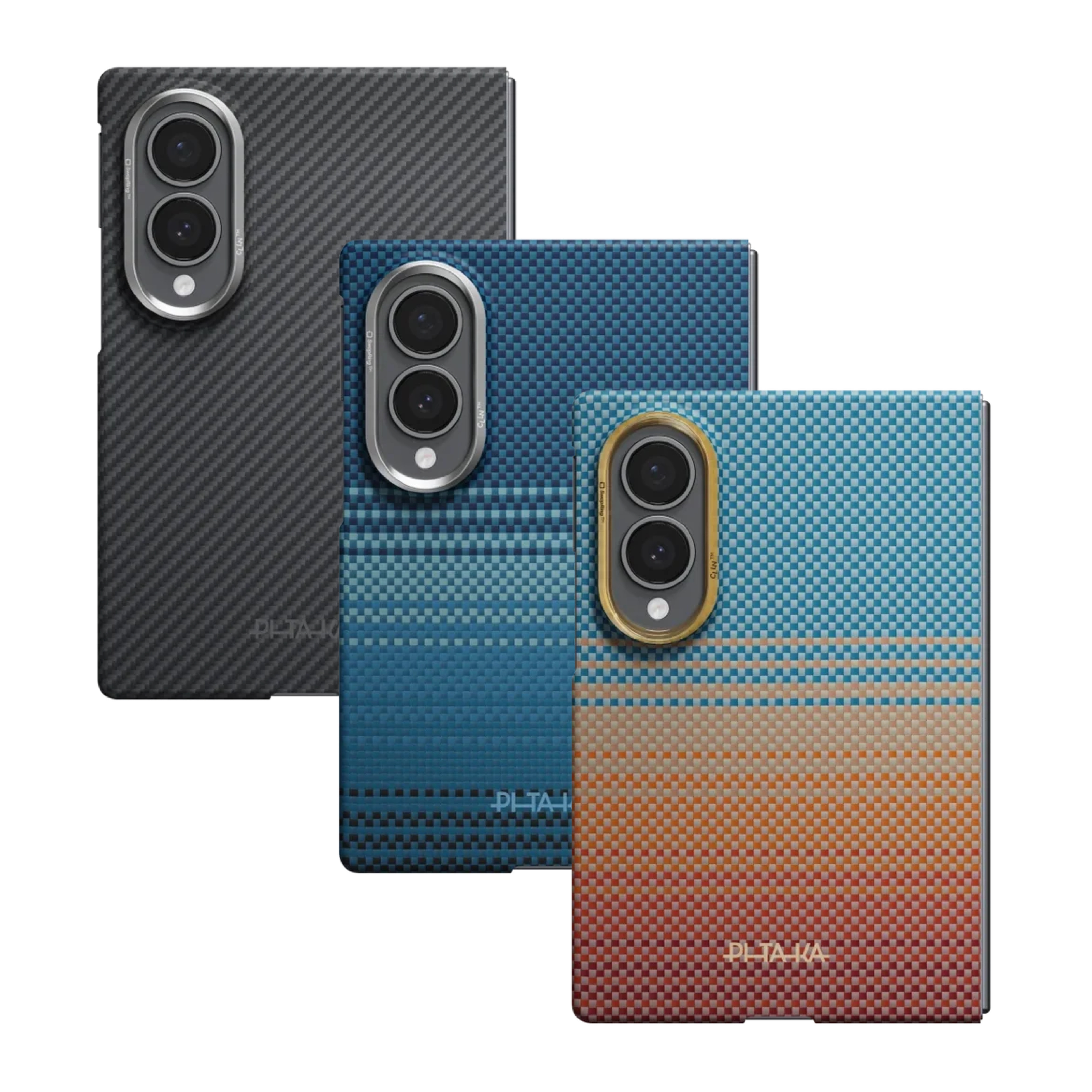 Pitaka Galaxy Z Fold 8 Edge 芳綸纖維雙面全包防護殼 (附前螢幕外框+後殼)