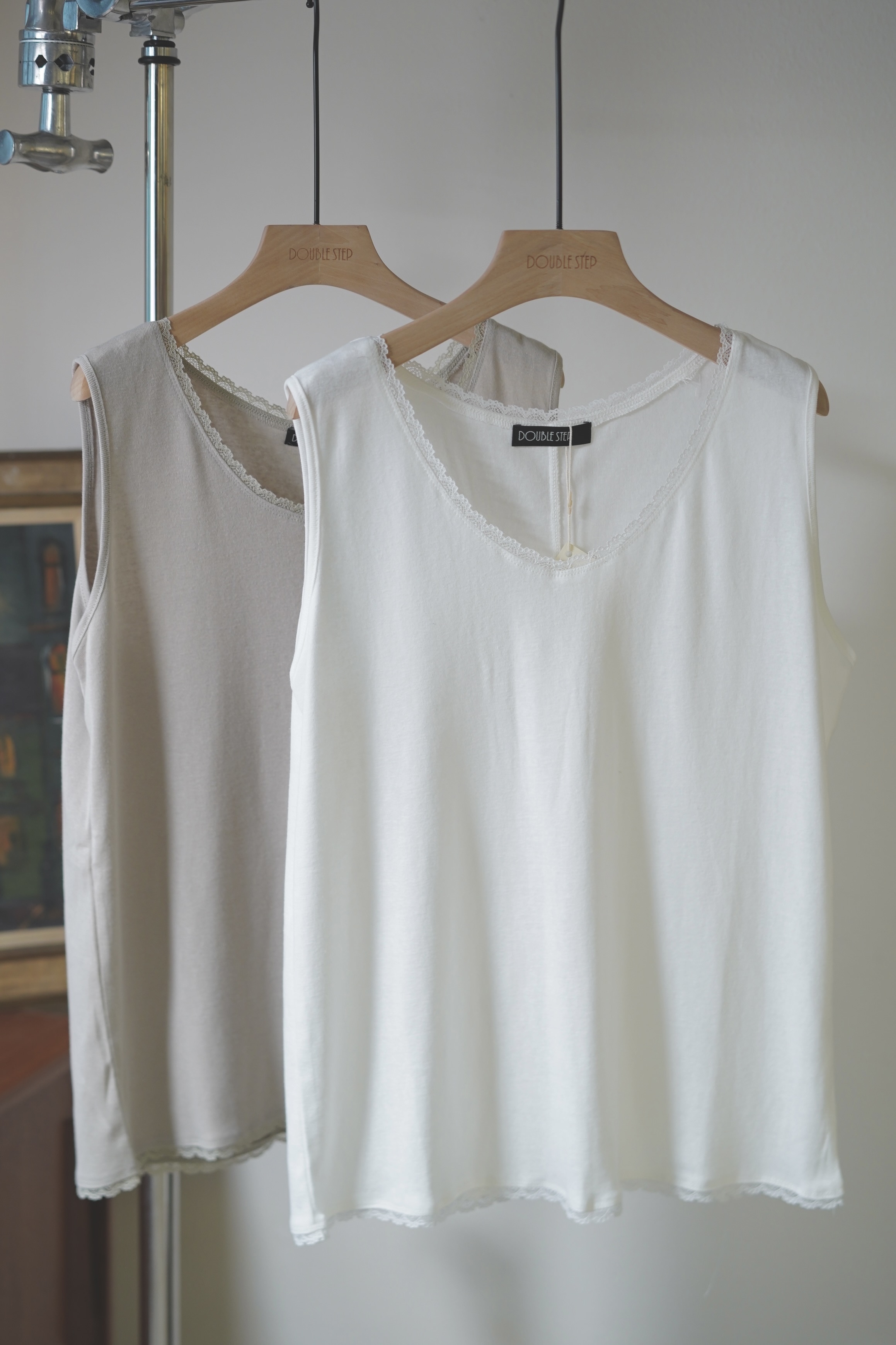 法式精緻感～寬鬆V領背心 - TT62110