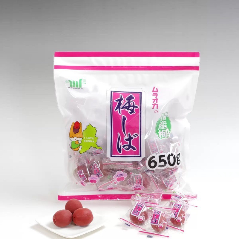 【夏季限定】日本好市多 村岡食品 脆梅大容量分享包 (650g)