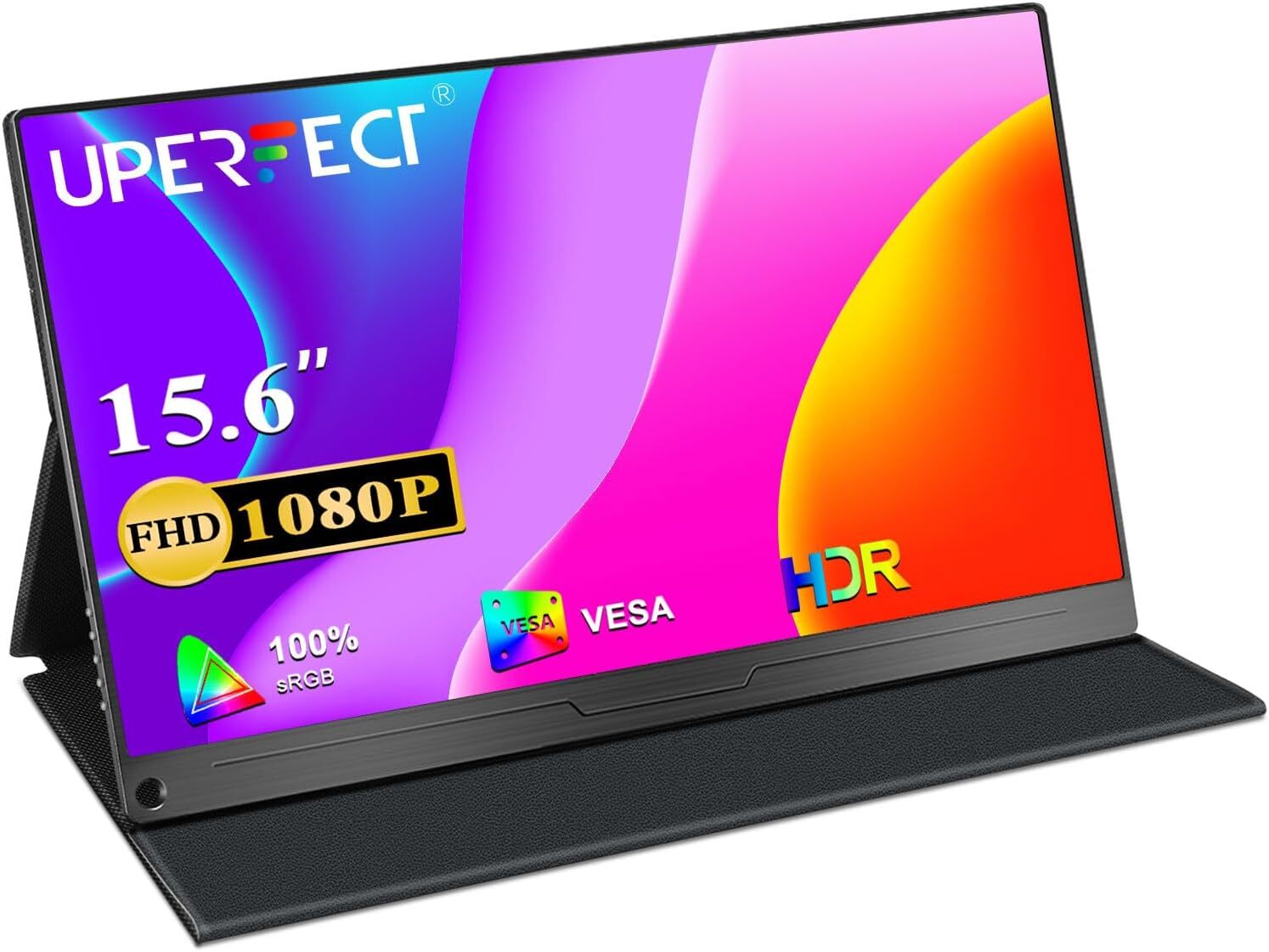UPERFECT 15.6 吋 IPS HDR｜1920×1080 FHD｜護眼便攜式顯示器｜USB‑C 一線直駁