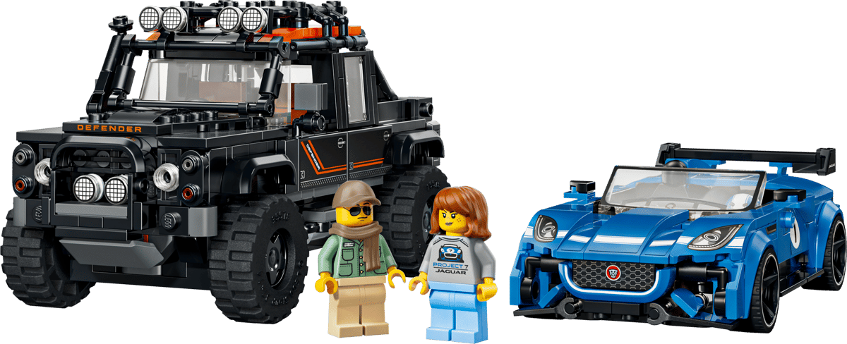 LEGO 77264 Jaguar Project 7 and Land Rover Defender│Faymi brick lego store