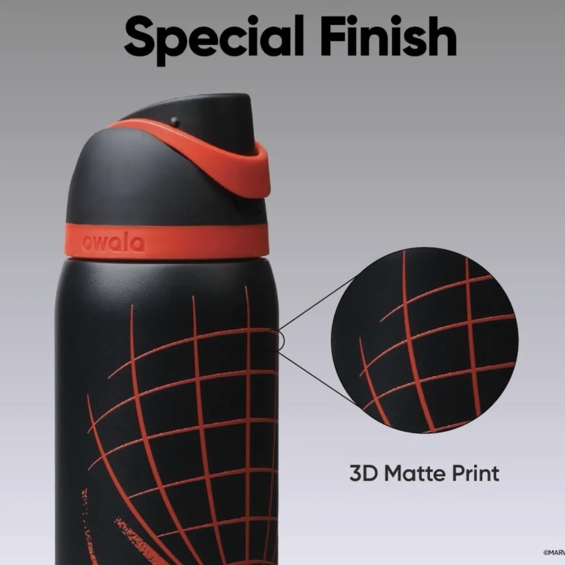 （預購）Owala Spiderman蜘蛛人 漫威聯名 FreeSip 32oz Night Watch