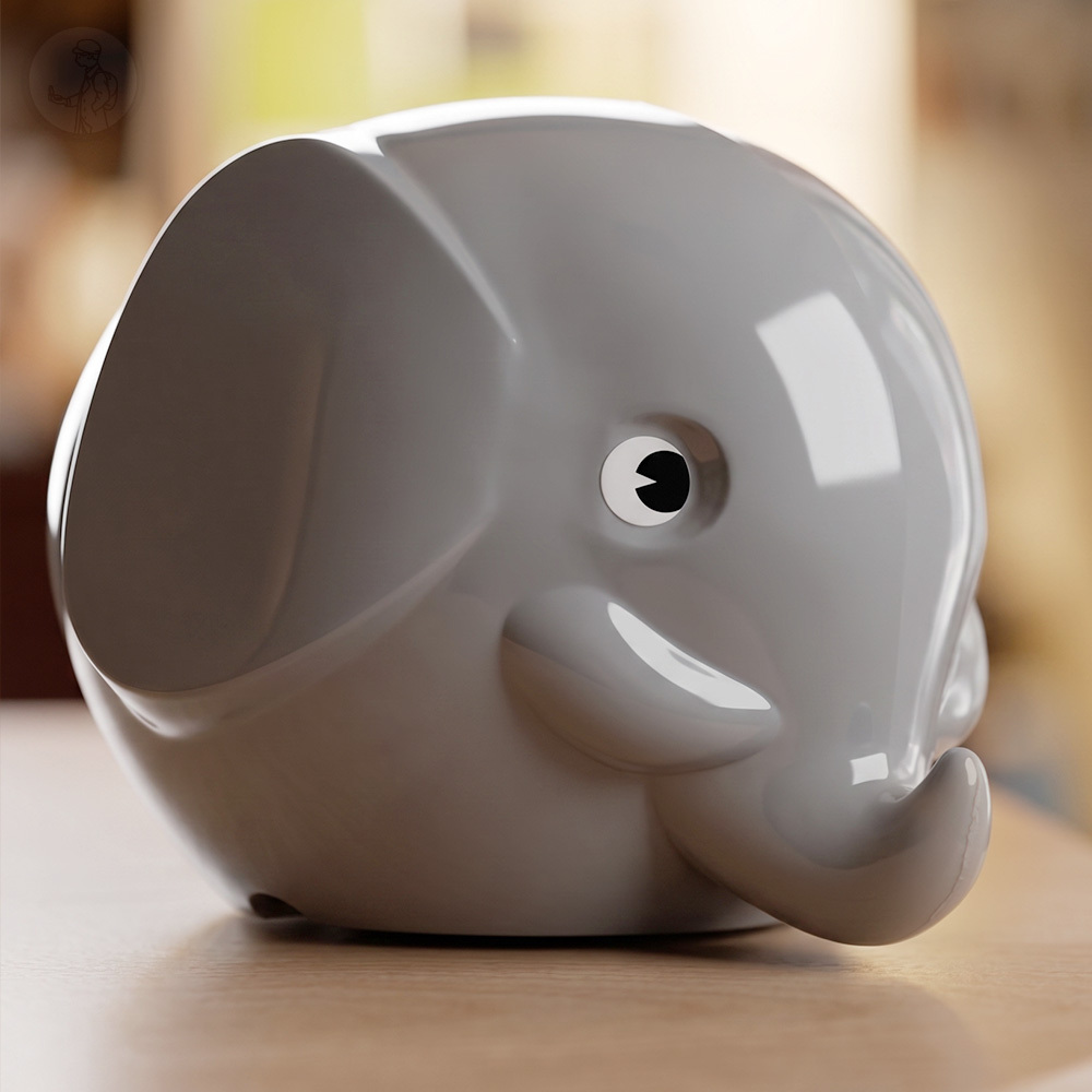Elephant moneybox Semi