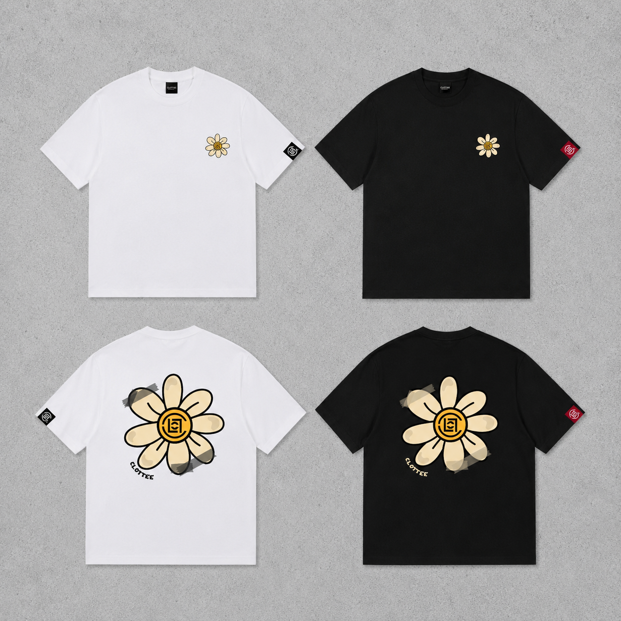 預購 Clottee 第五款「雛菊花朵 」短tee