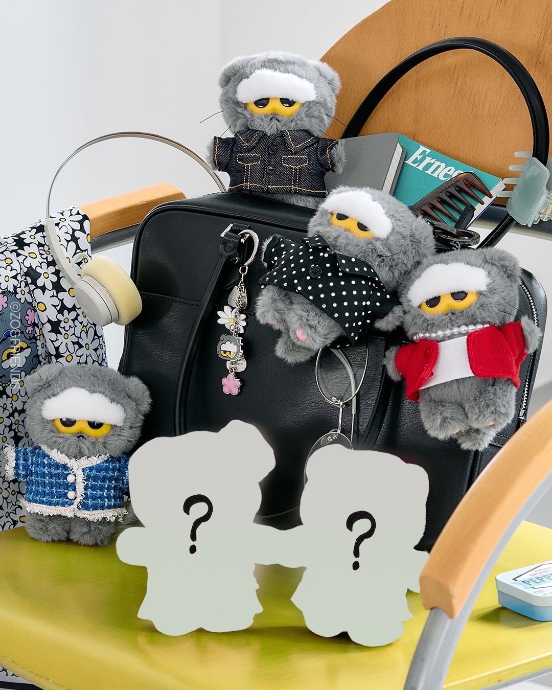 Zo&Friends ZOA’S Outfit collection ( Crown Edition ) random plush keyring
