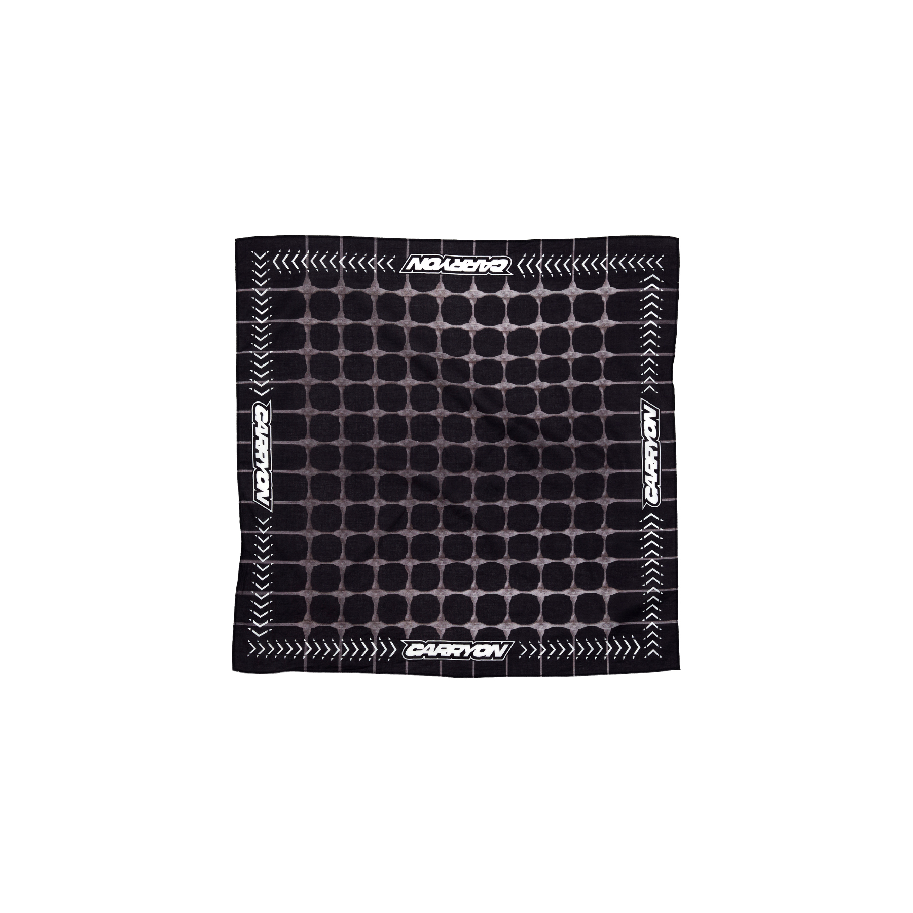 CARRYON 26SS Gridline Bandana 棉質 柵欄 格紋 頭巾