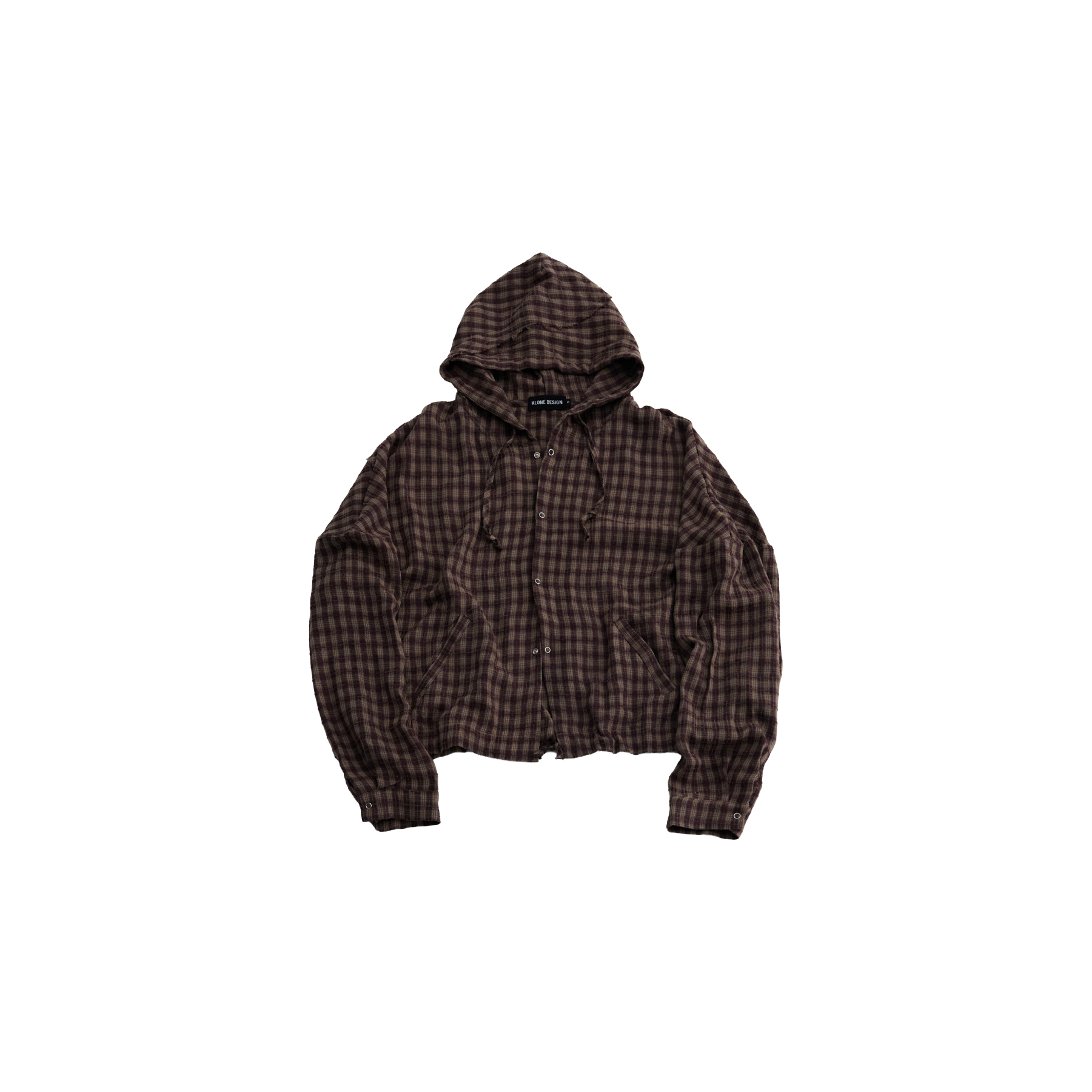 KLONE PLAID HOOD JACKET