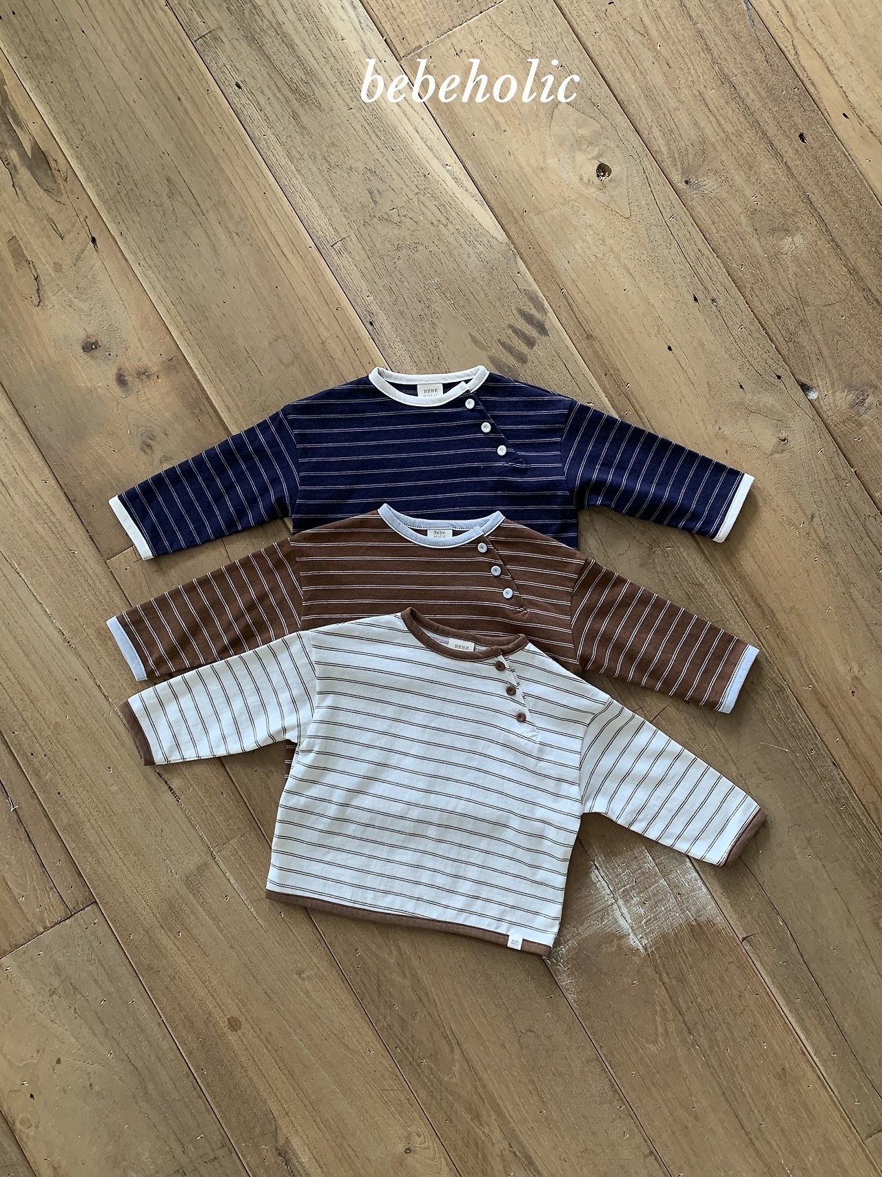 BEBE HOLIC Redon Stripe Tee