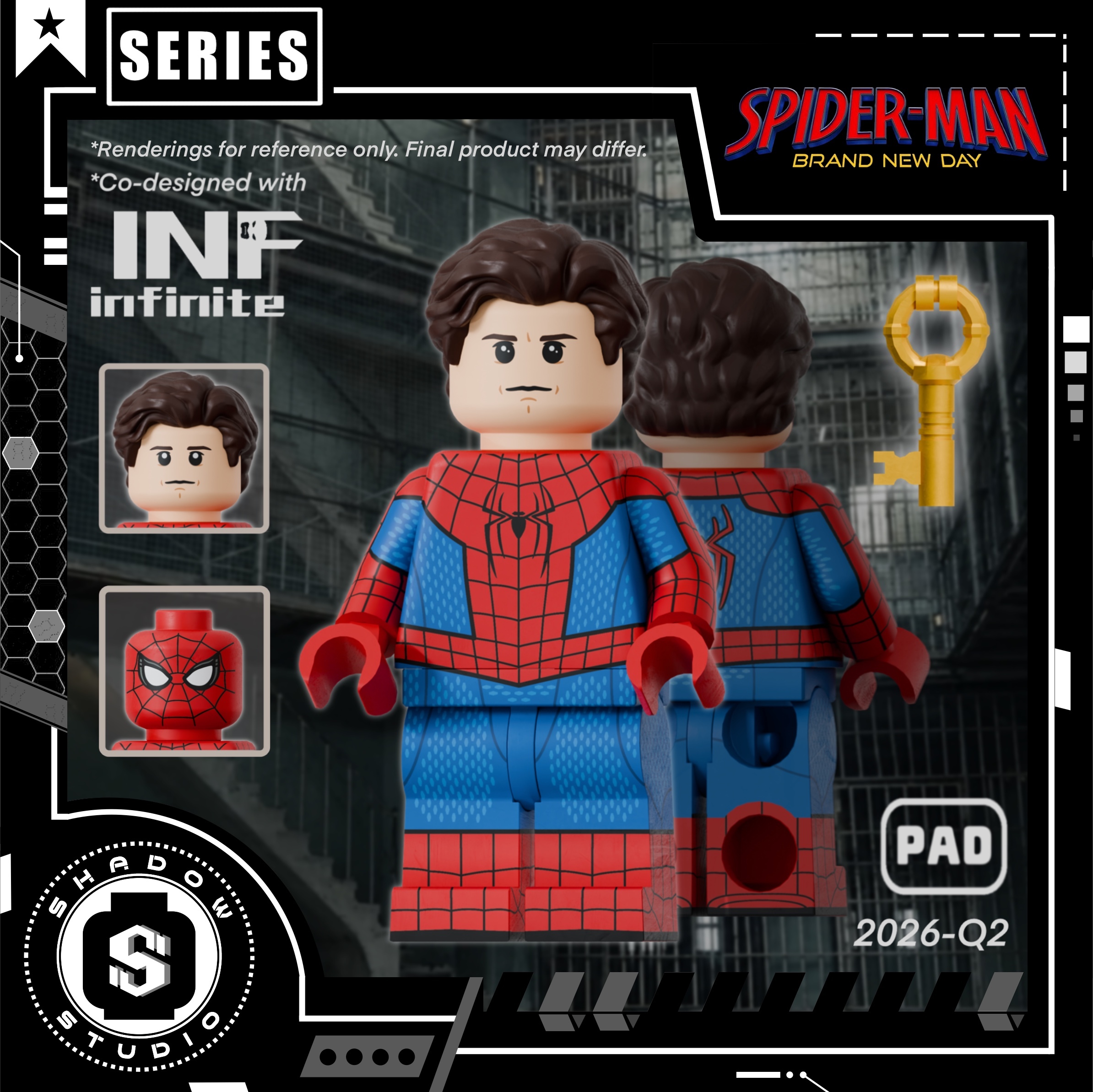 [Shadow Studio][Preorder] Brand New Day Spider-Man [PADprinted]