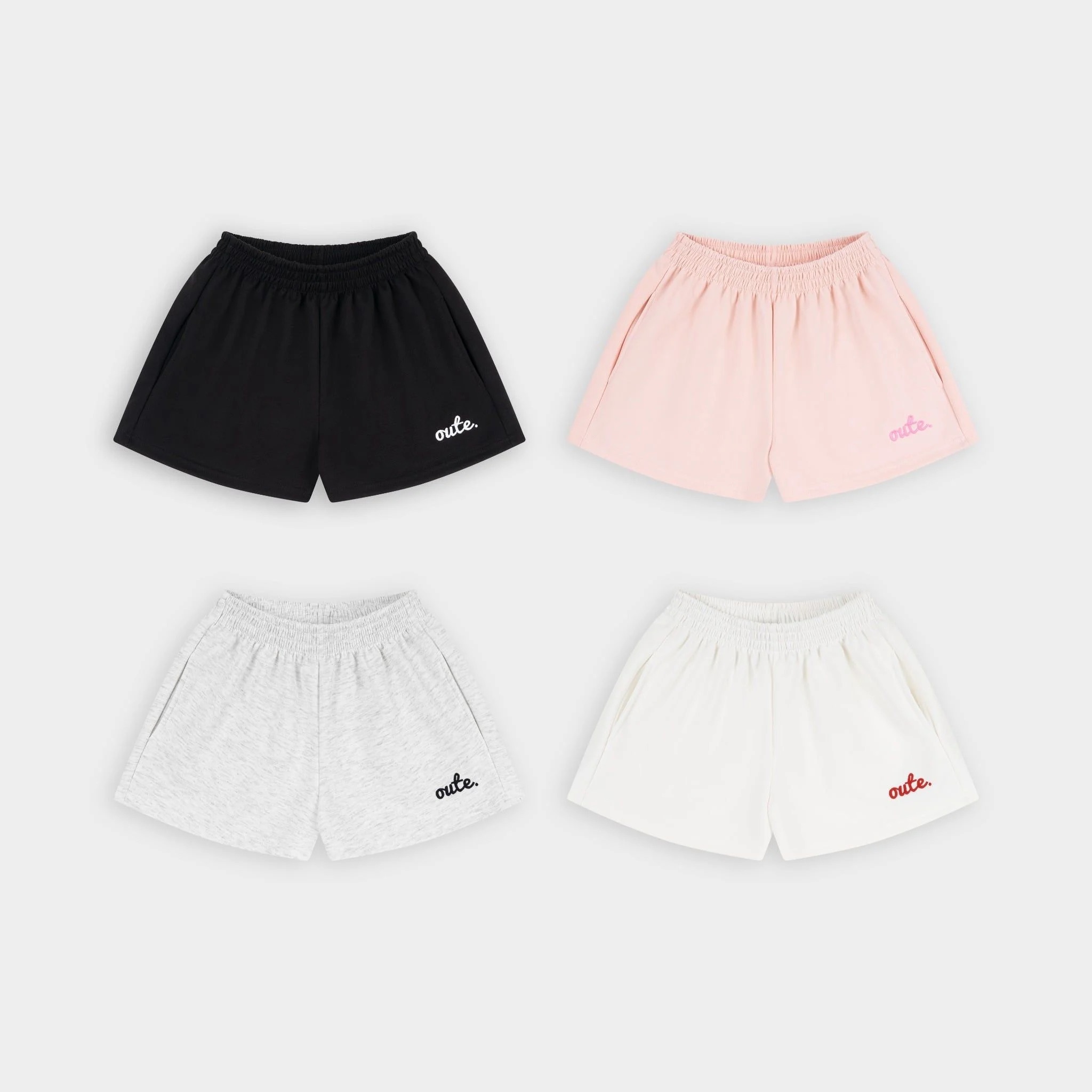 ＜🇻🇳＞越南品牌 Outerity 小標運動棉短褲 素面 刺繡 運動 顯瘦