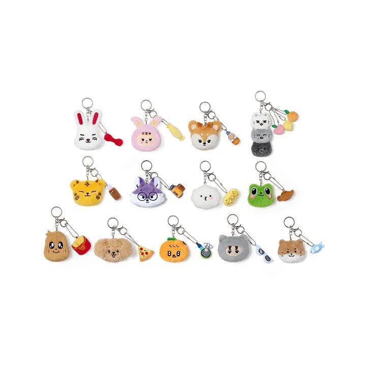在台現貨｜SEVENTEEN MINITEEN 大頭鑰匙圈 Face Plush Keyring