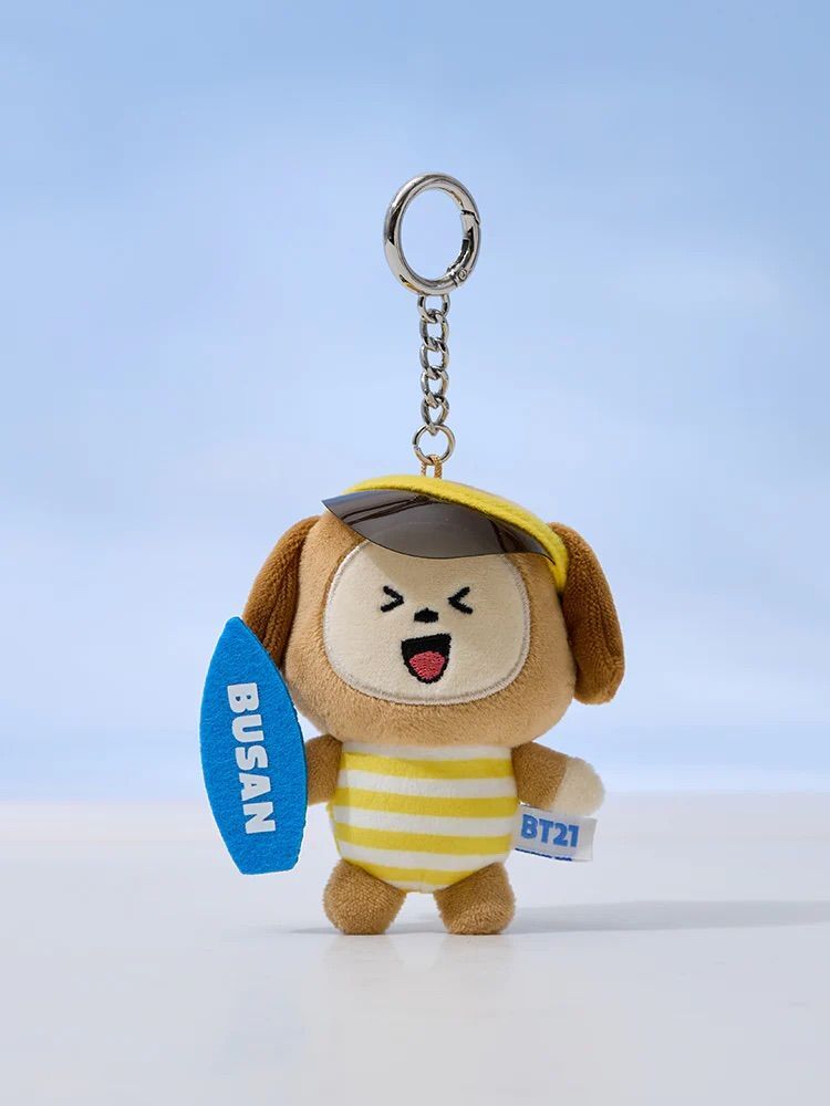 在台現貨｜BT21 釜山海灘系列 BUSAN VACATION PLUSH KEYRING BUSAN