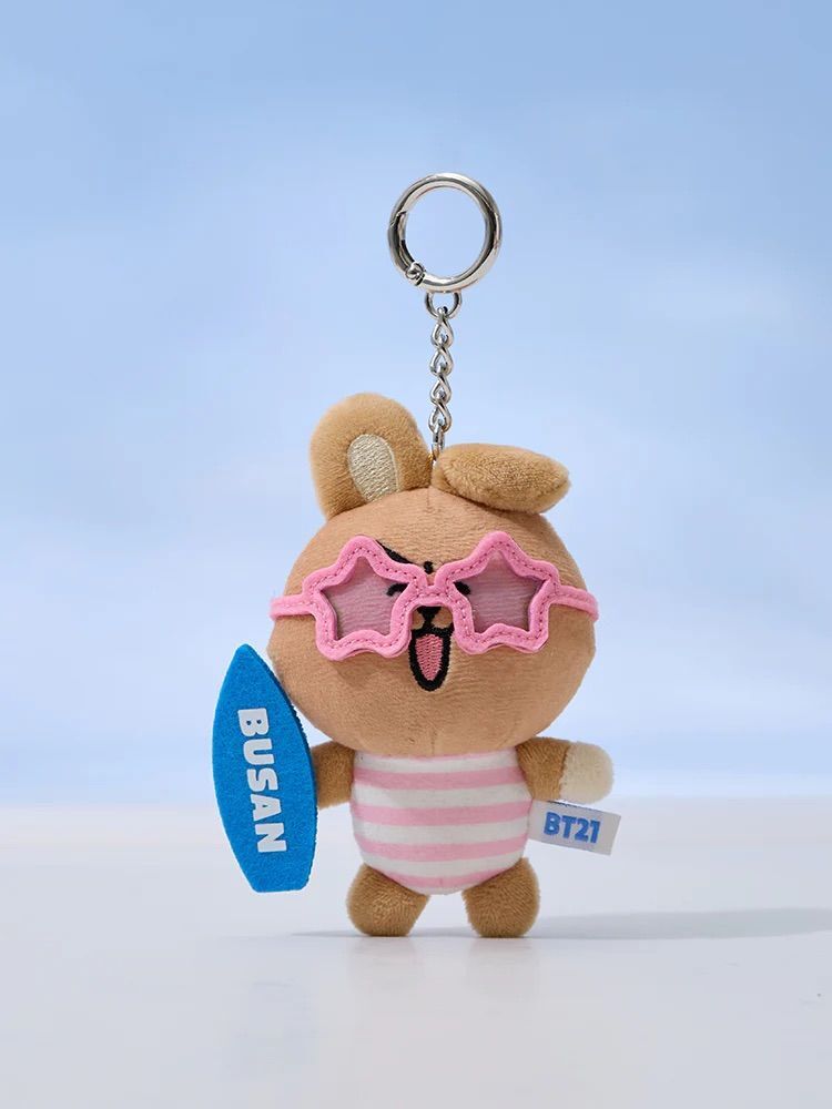 在台現貨｜BT21 釜山海灘系列 BUSAN VACATION PLUSH KEYRING BUSAN