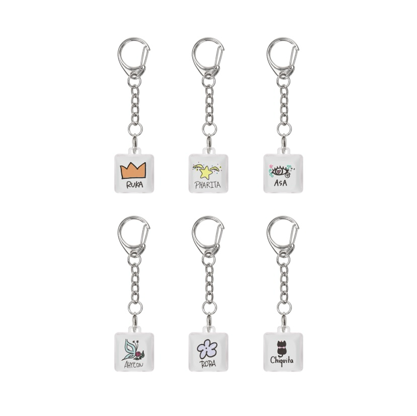 babymonster CHOOM TOUR Keycap keyring