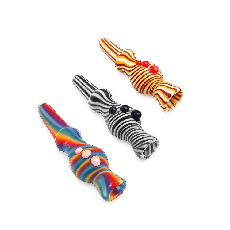 Trippy Alien Glass Pipe