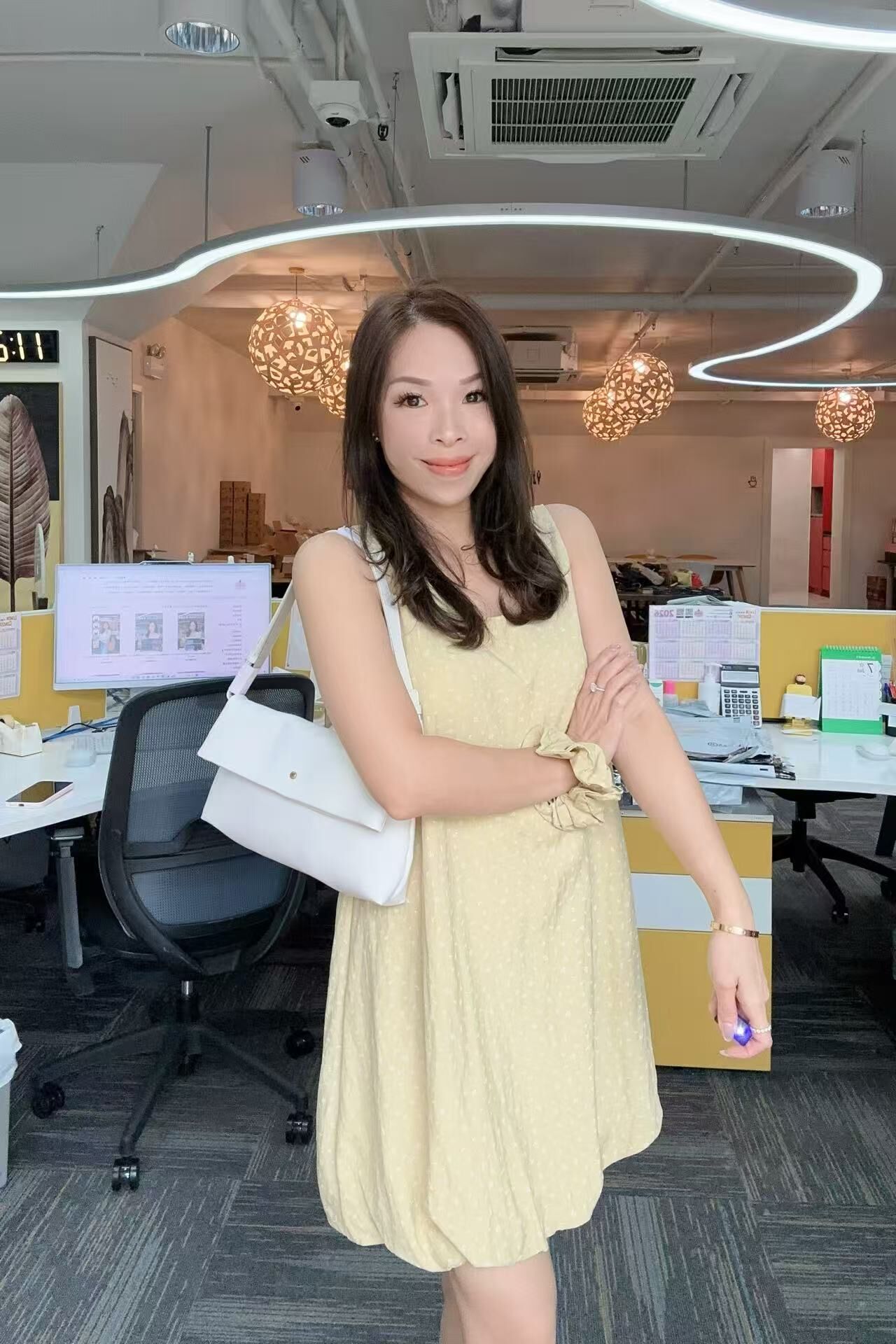 韓國超靚蛋糕連身裙(送髮圈)-2色 #G7115