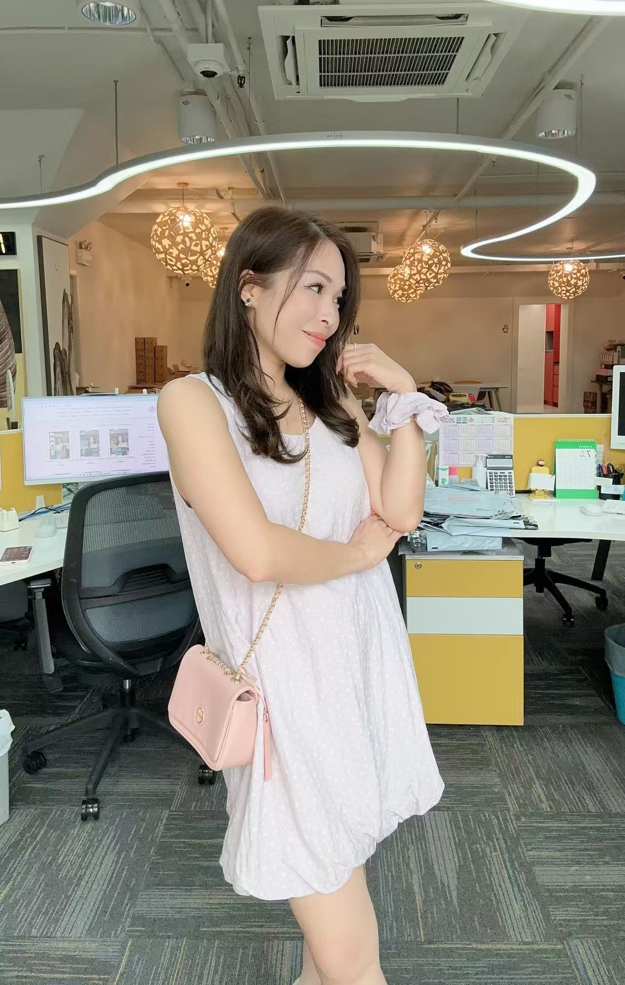 韓國超靚蛋糕連身裙(送髮圈)-2色 #G7115
