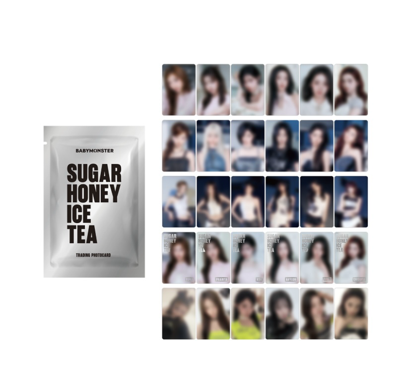 babymonster Sugar Honey Ice Tea trading card