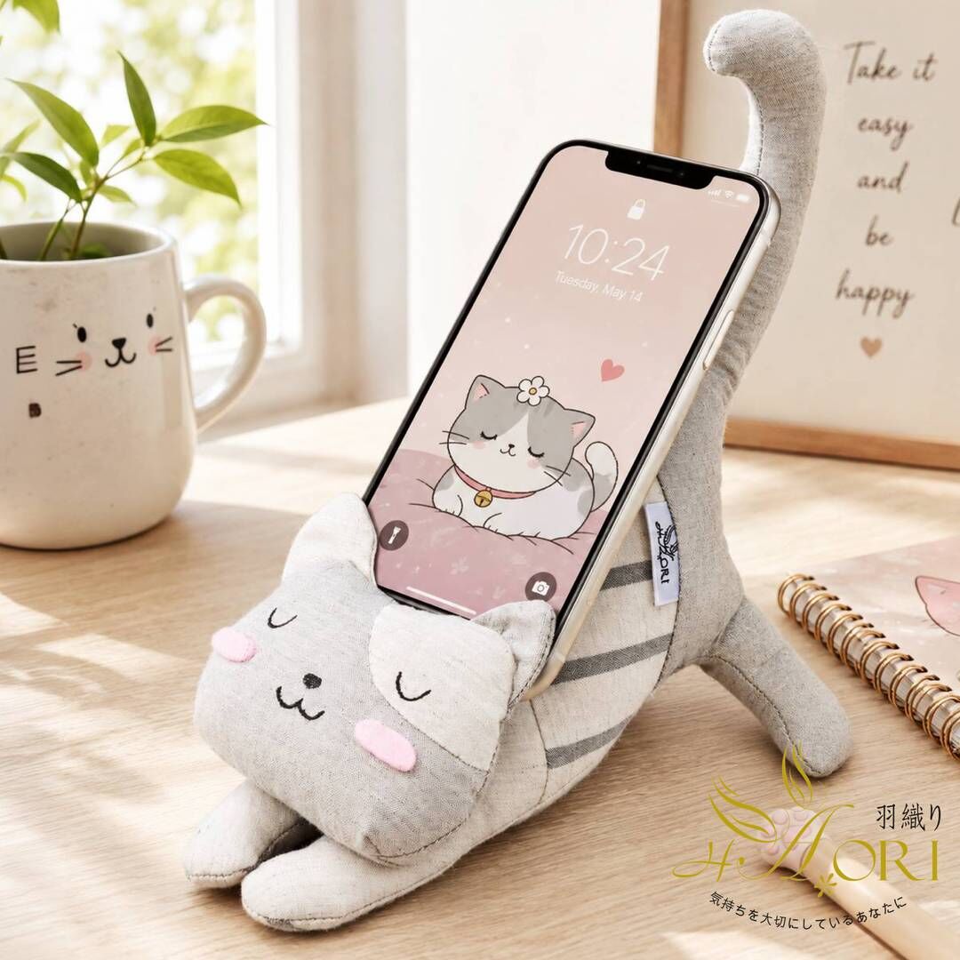 販售原尺寸【紙型】(動物造型平板手機座)