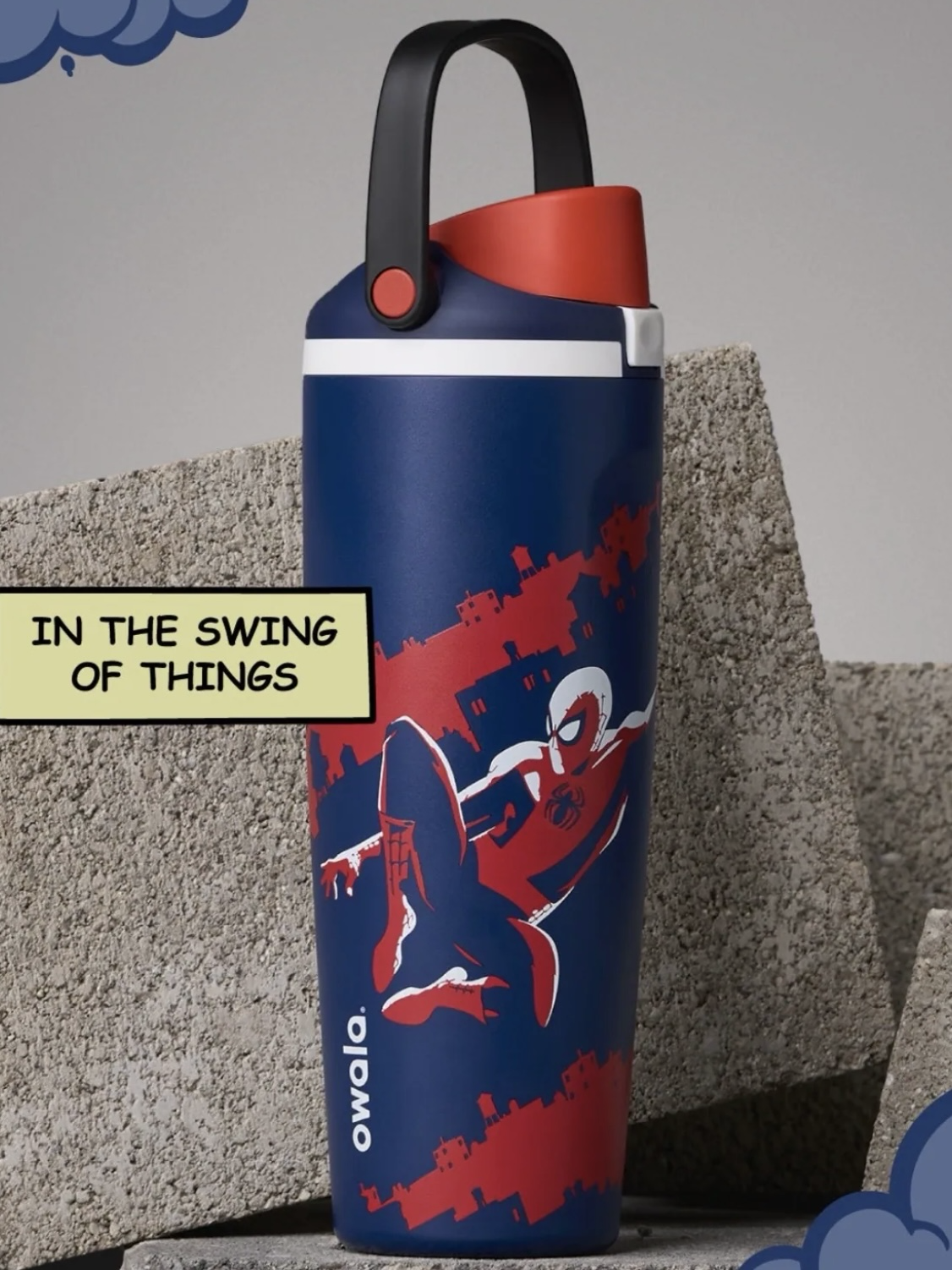 （預購）Owala FreeSip Sway 30oz  Spider-Man 蜘蛛人 漫威聯名