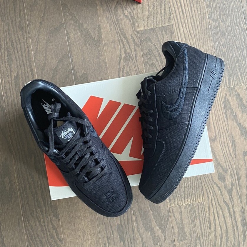 【逢甲 FUZZY】Stussy x Nike Air Force 1 Low "Black" 黑 聯名 CZ9084-001