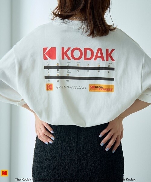KODAK / logo print T-shirt