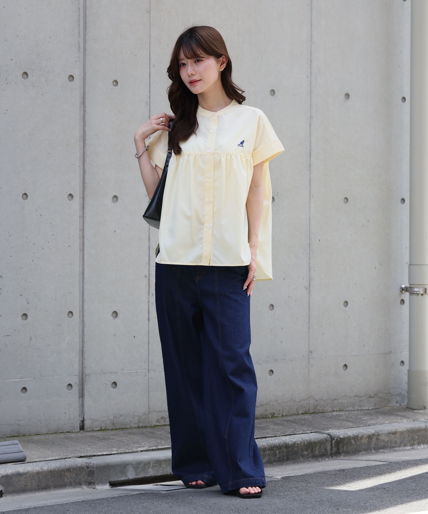 KANGOL / French Sleeve Shirt