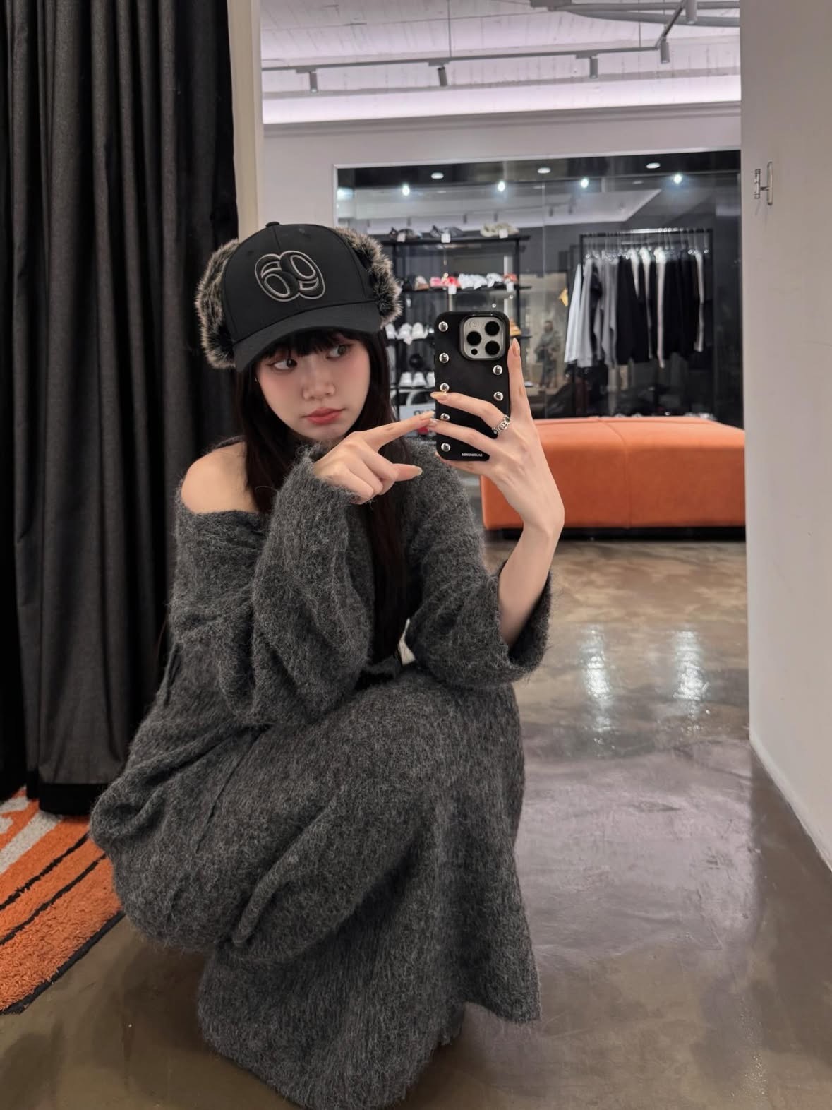 <帽控注意帽帽亂亂賣🤩> ASON DOMB CAP 刺繡 LOGO 毛毛 絨毛 遮耳帽
