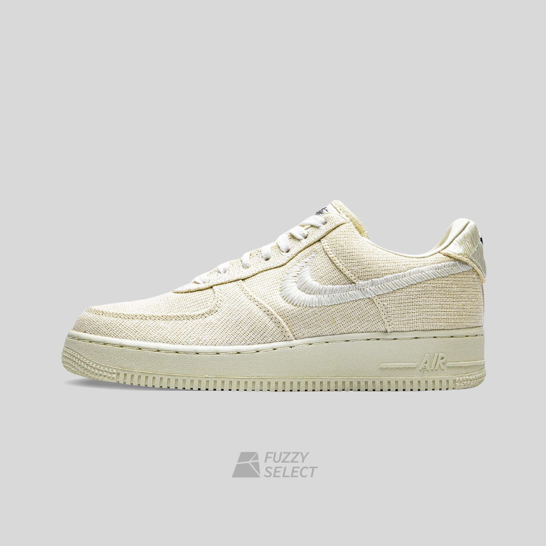 【逢甲 FUZZY】Stussy x Nike Air Force 1 Low "Fossil" 沙色 聯名 CZ9084-200