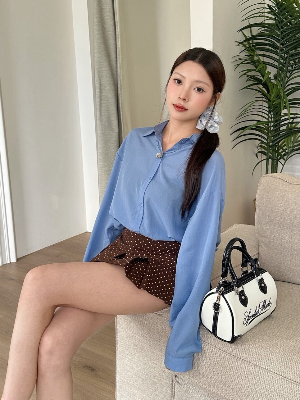 A week⏖馬卡龍色系基礎襯衫