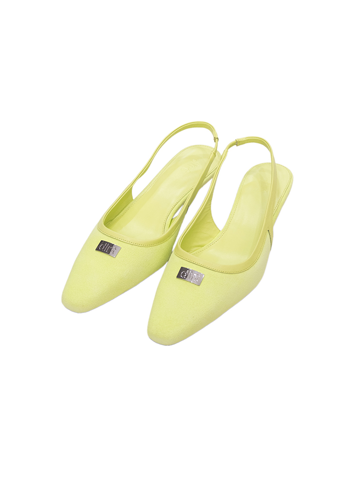 Slingbacks - Lime