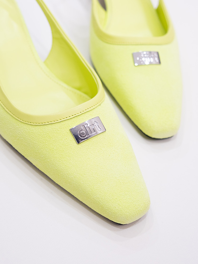 Slingbacks - Lime
