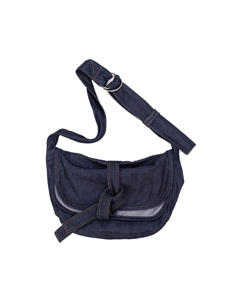 Crossbody Messenger Bag - Indigo