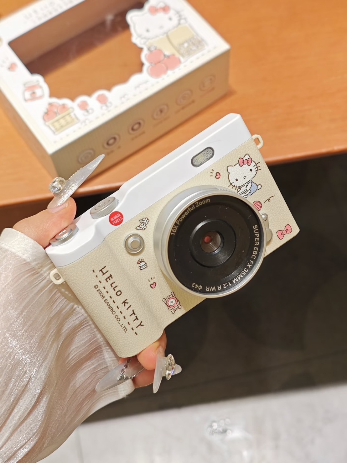 （預購）Sanrio正版授權💗Hello Kitty&布丁狗 復古翻轉相機CCD