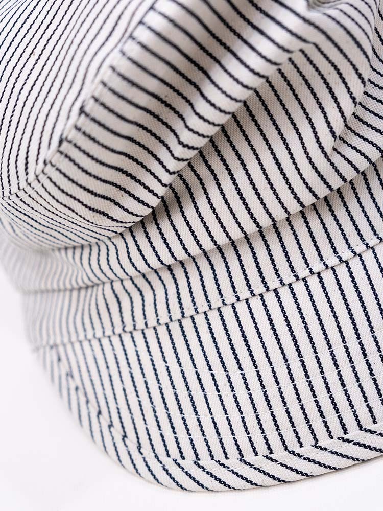 Crushed Cap - Railroad Stripe