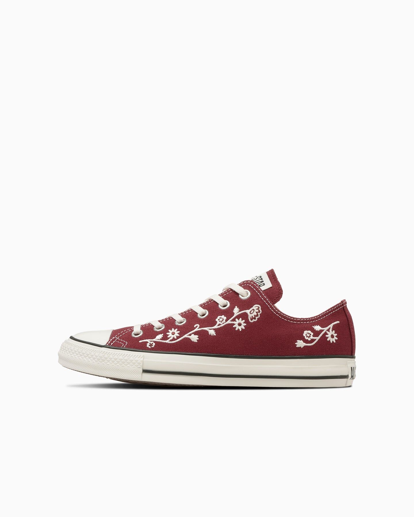 預購┃CONVERSE ALL STAR FOLKSTITCH OX 低筒 帆布鞋 刺繡 酒紅