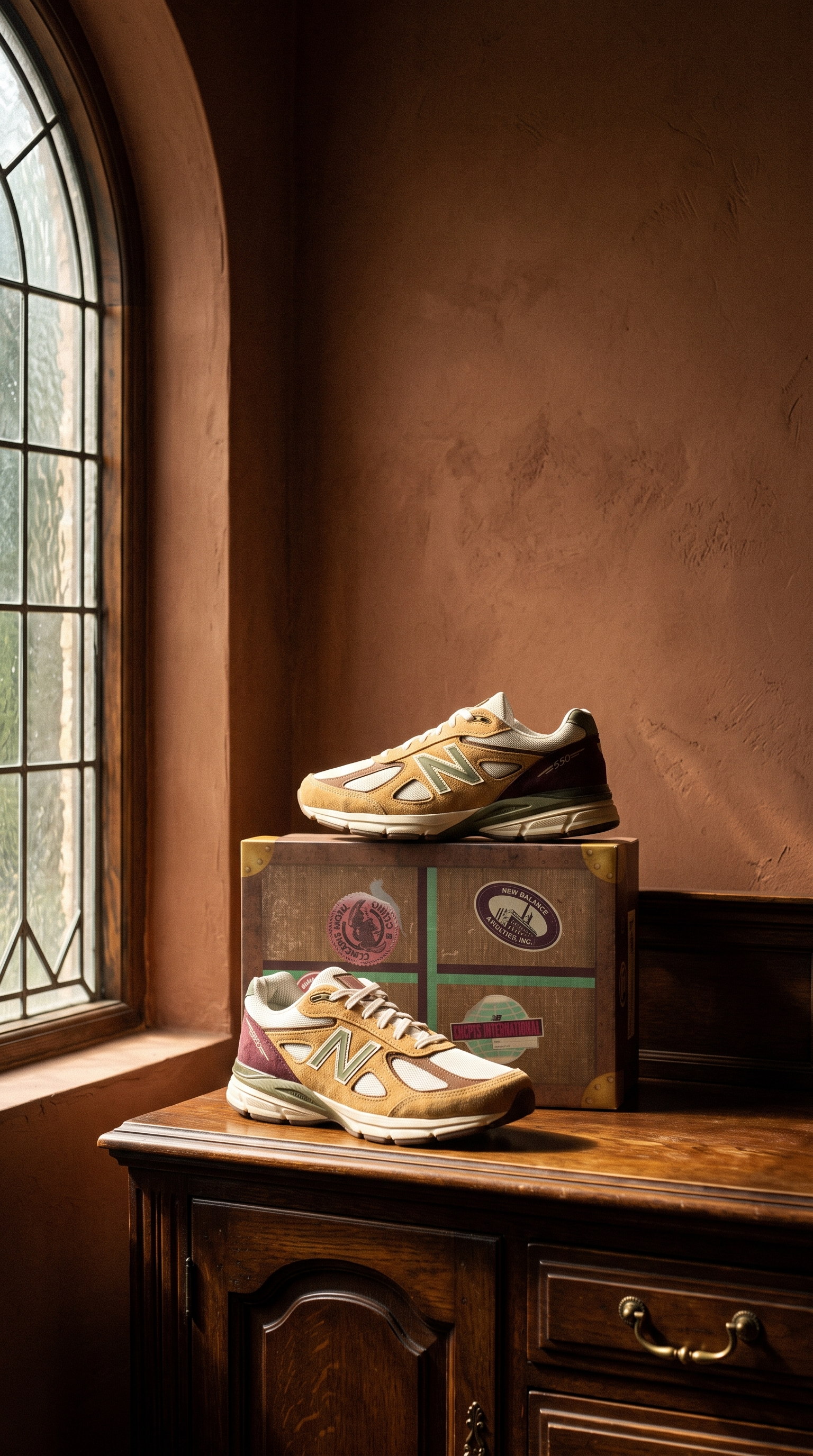 【Focus Store】預購 Concepts x New Balance 990v4 Made in USA "Patina" CNCPTS 聯名款 古董箱 U990CP4