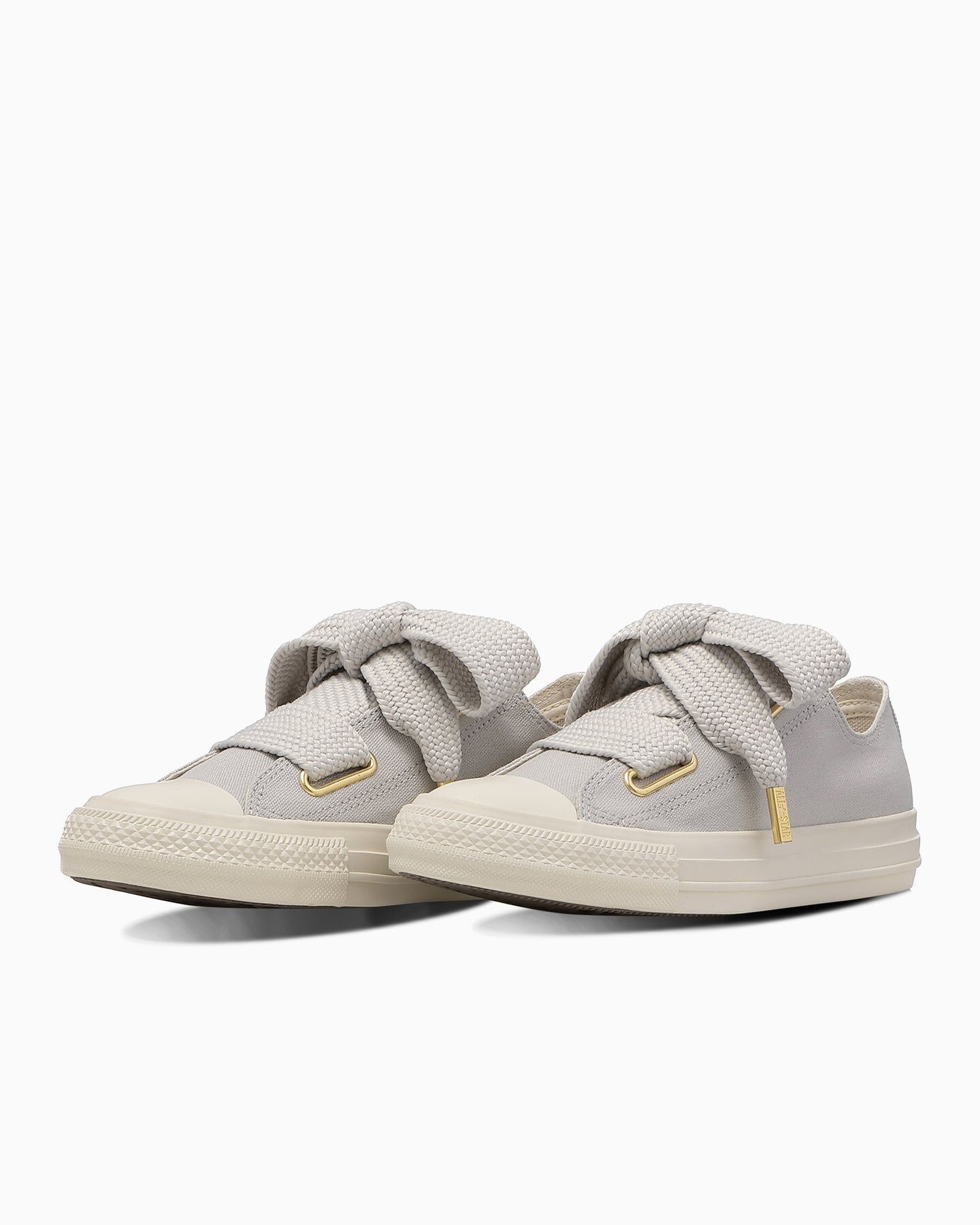 預購┃CONVERSE ALL STAR RIBBONLACE SLIP OX 金扣 蝴蝶結 低筒 帆布鞋 淺灰