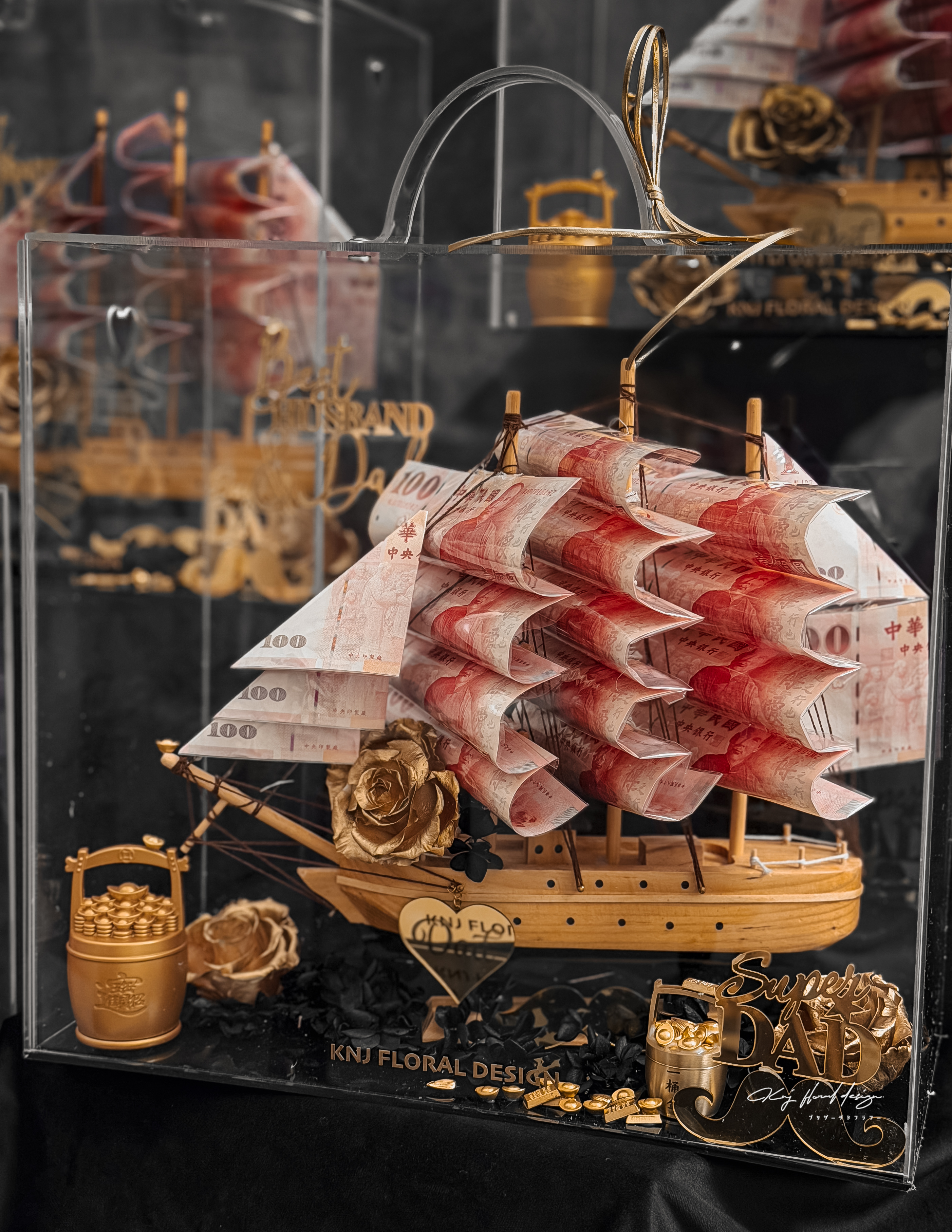 奢金鈔票船 百元款