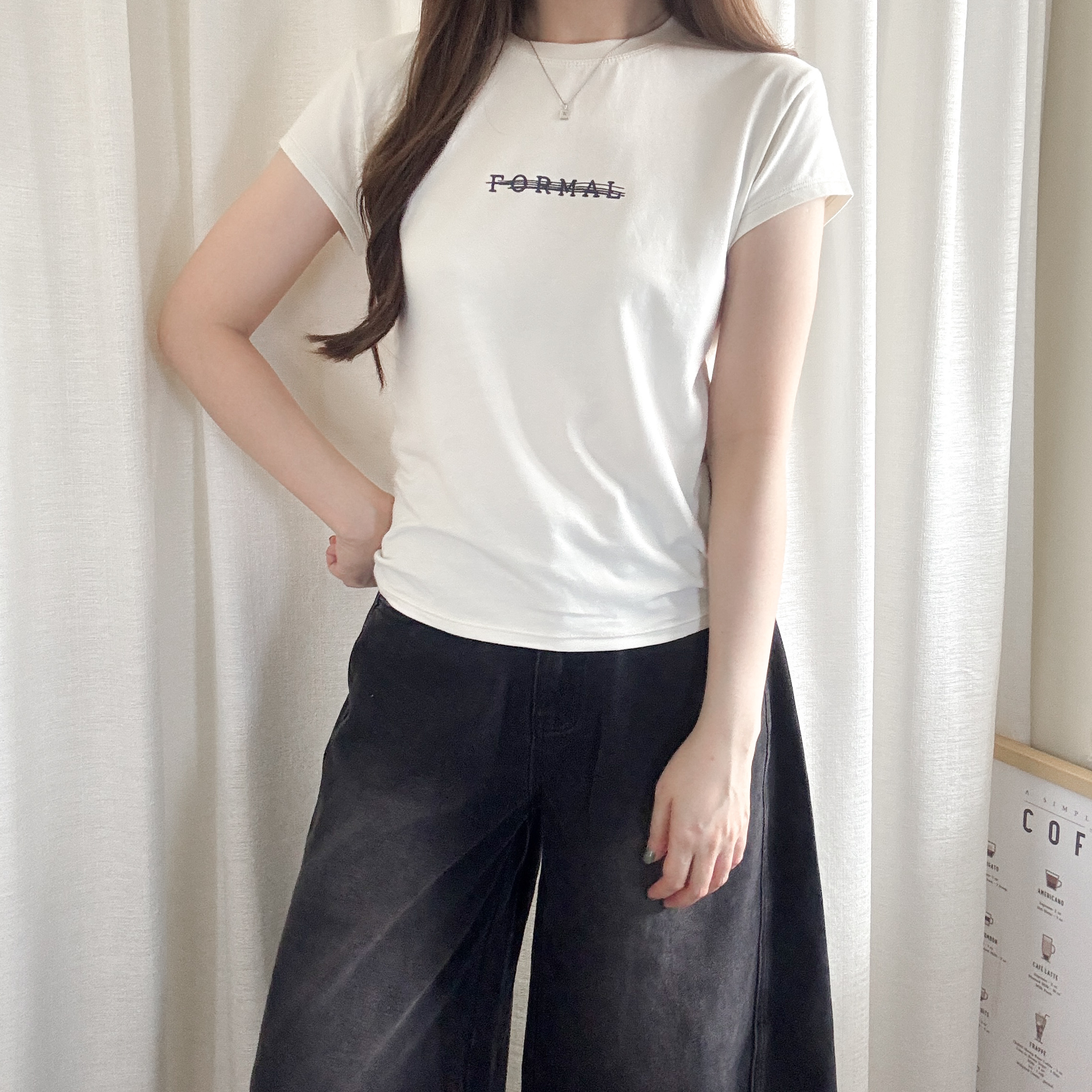 Slim cut x formal tee