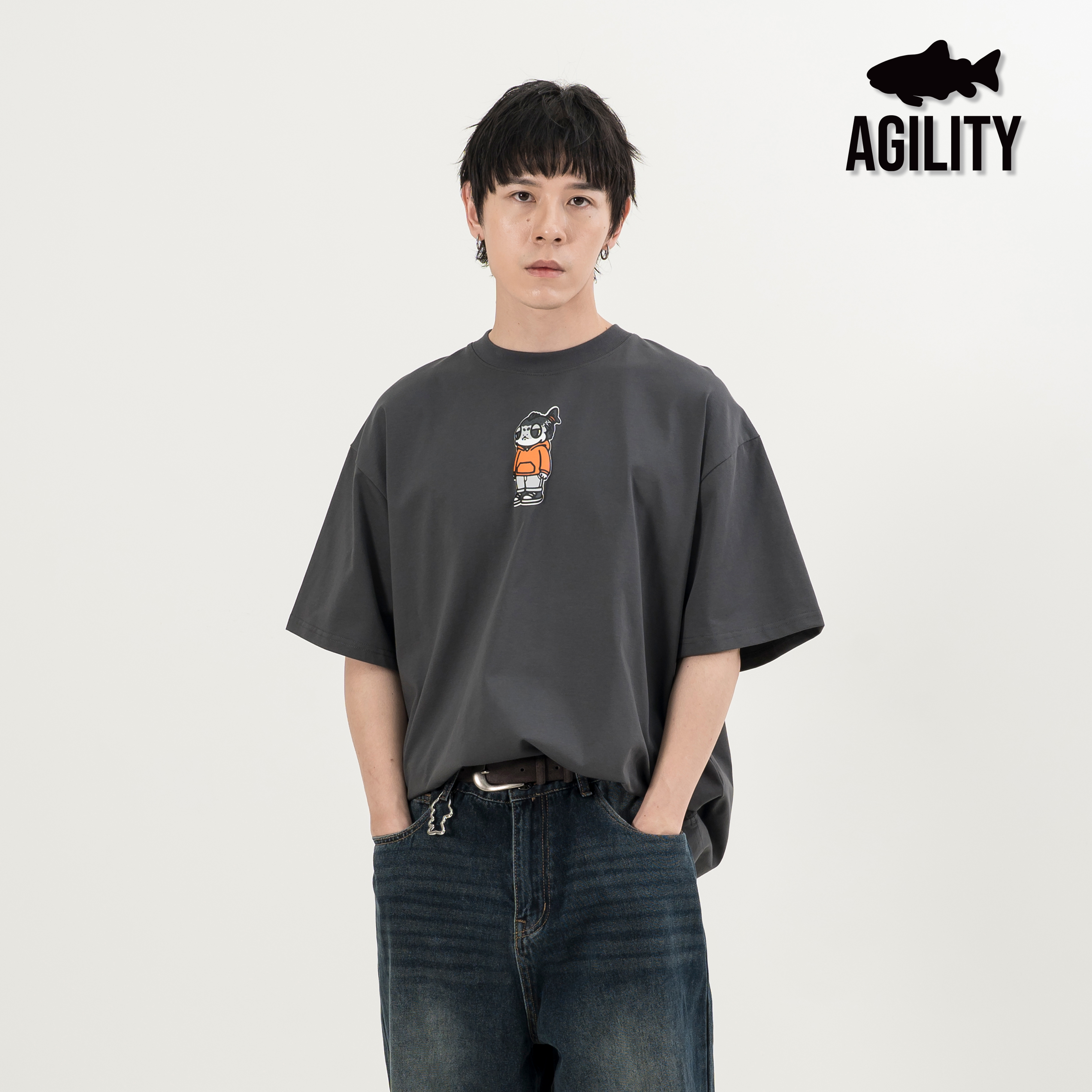 AGILITY SYAKEMARU Image Tee / 人形鮭魚丸 短袖Tee [RM0-鮭魚丸]