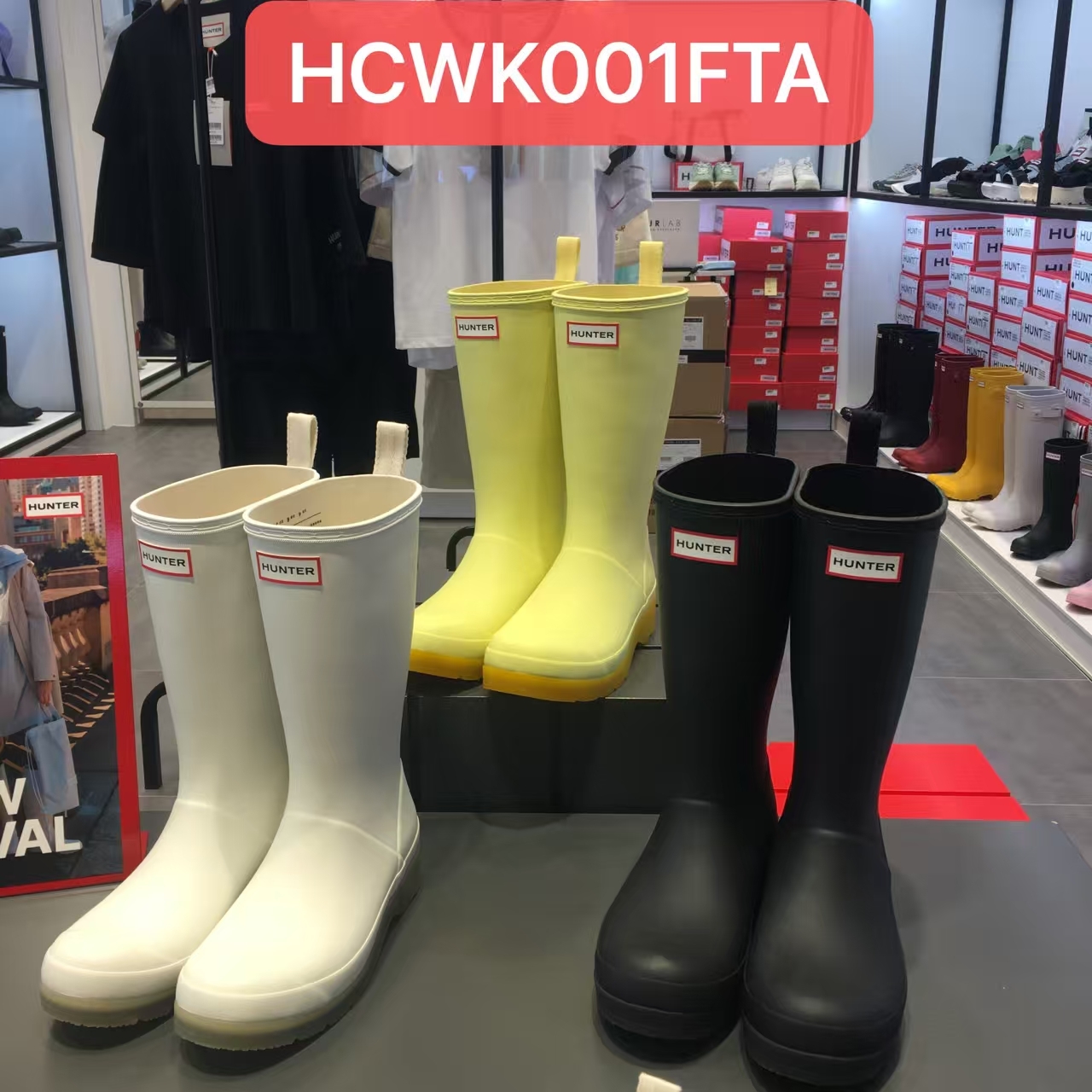 《限時團購優惠》HUNTER HCWK001FTA 中筒雨boot (不設包郵優惠)