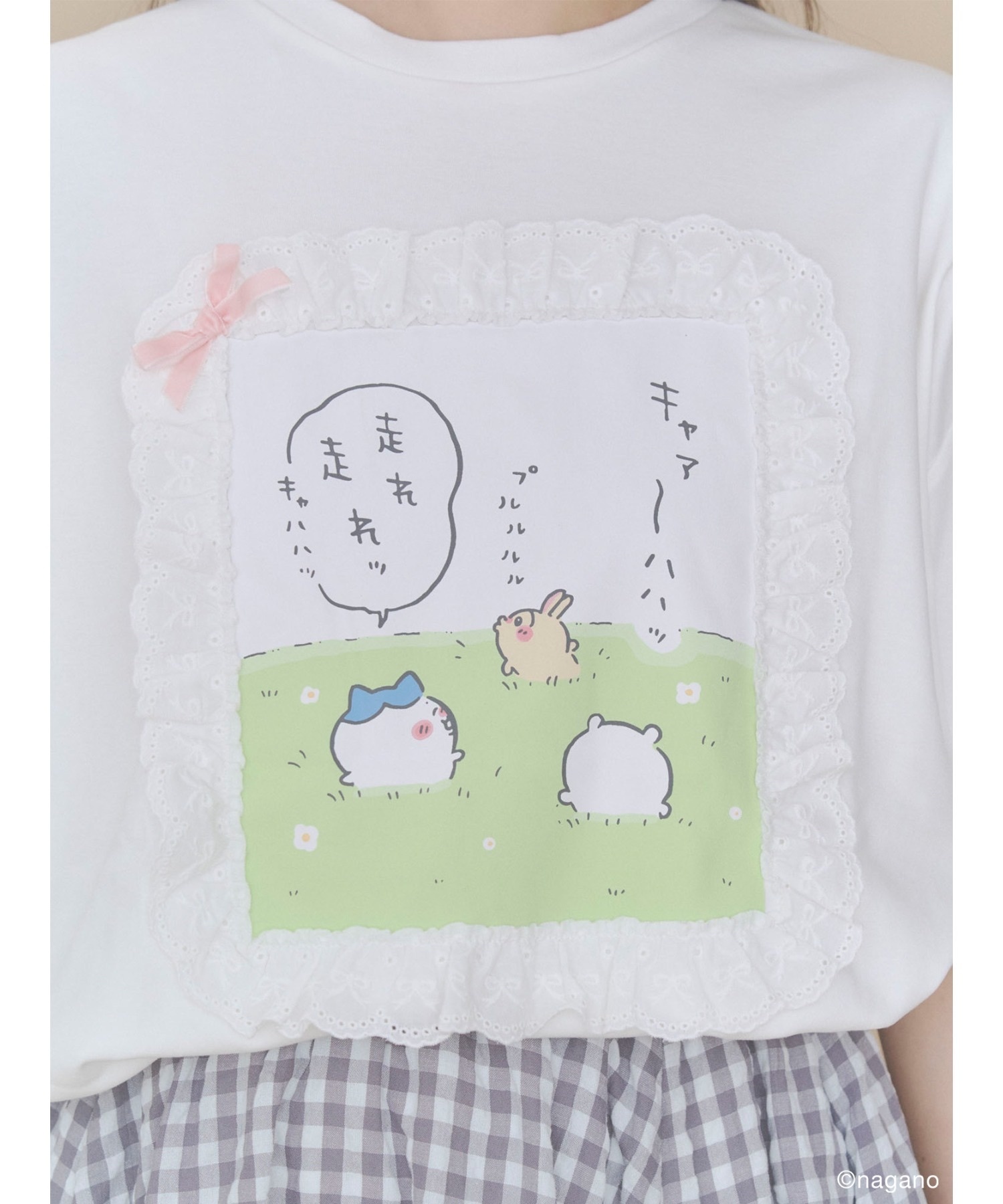 merry jenny / Chiikawa Frill Tee